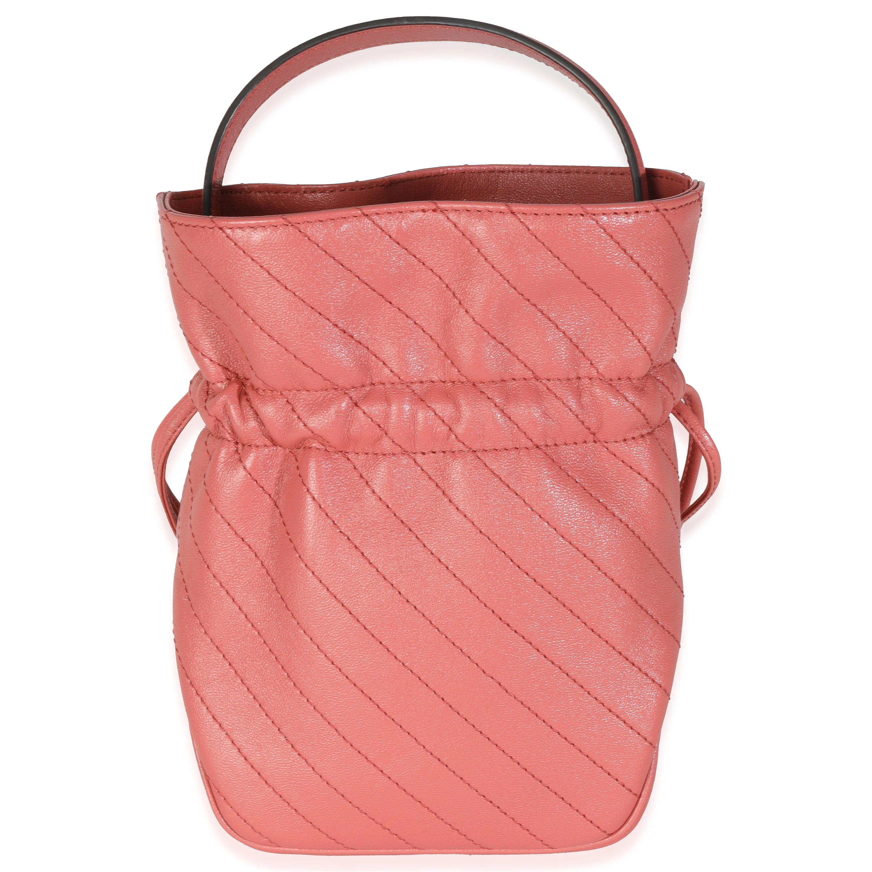 Pink Calfskin Blondie Bucket Bag - Image 4