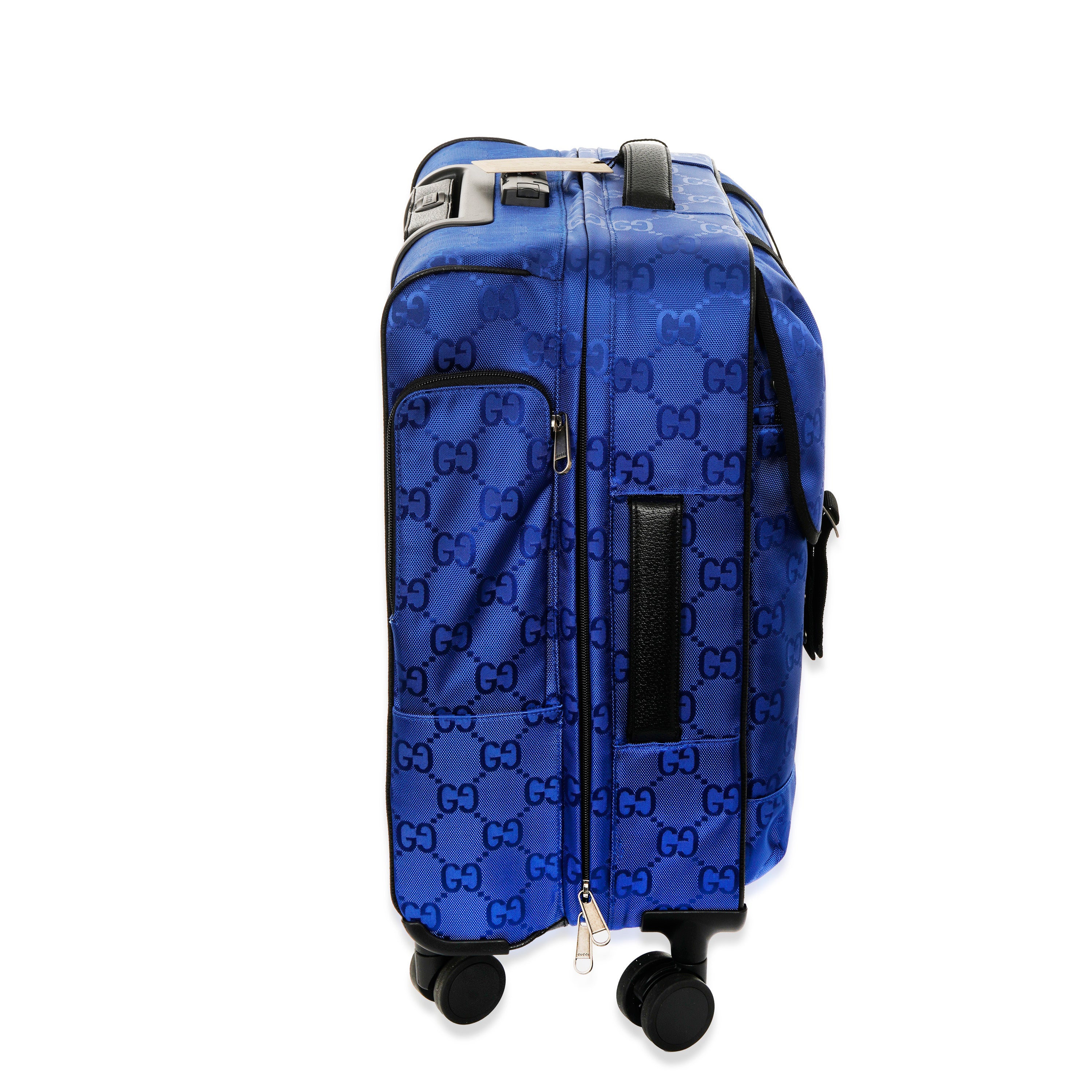 Blue Nylon Off The Grid Small Trolley - Image 2