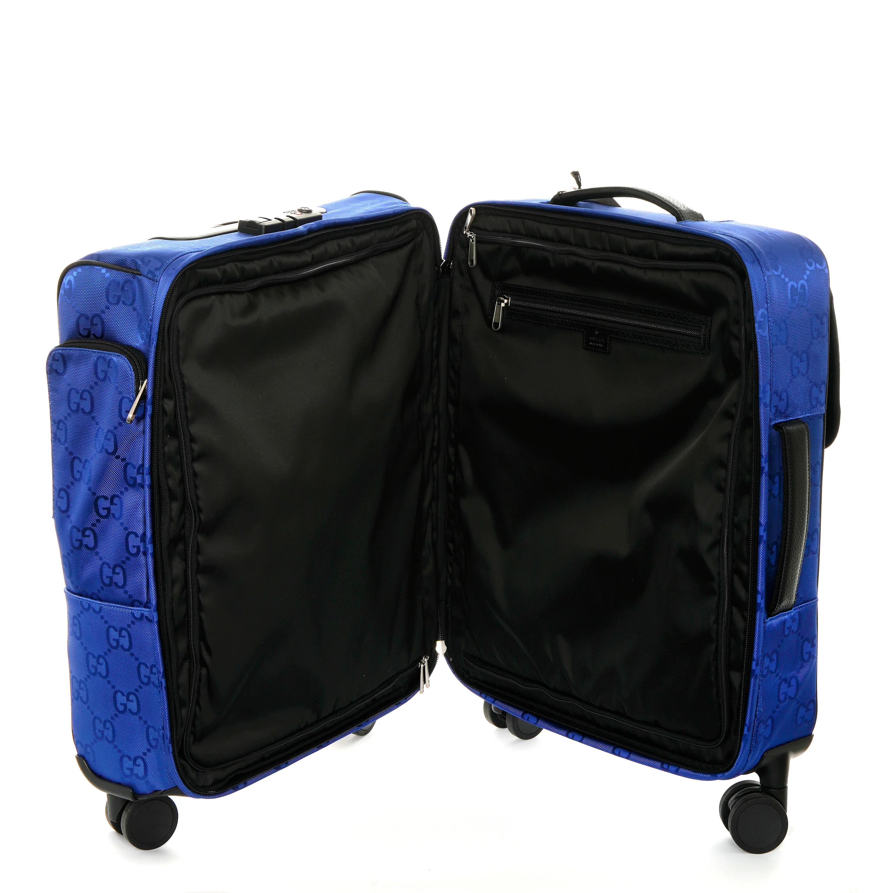 Blue Nylon Off The Grid Small Trolley - Image 7