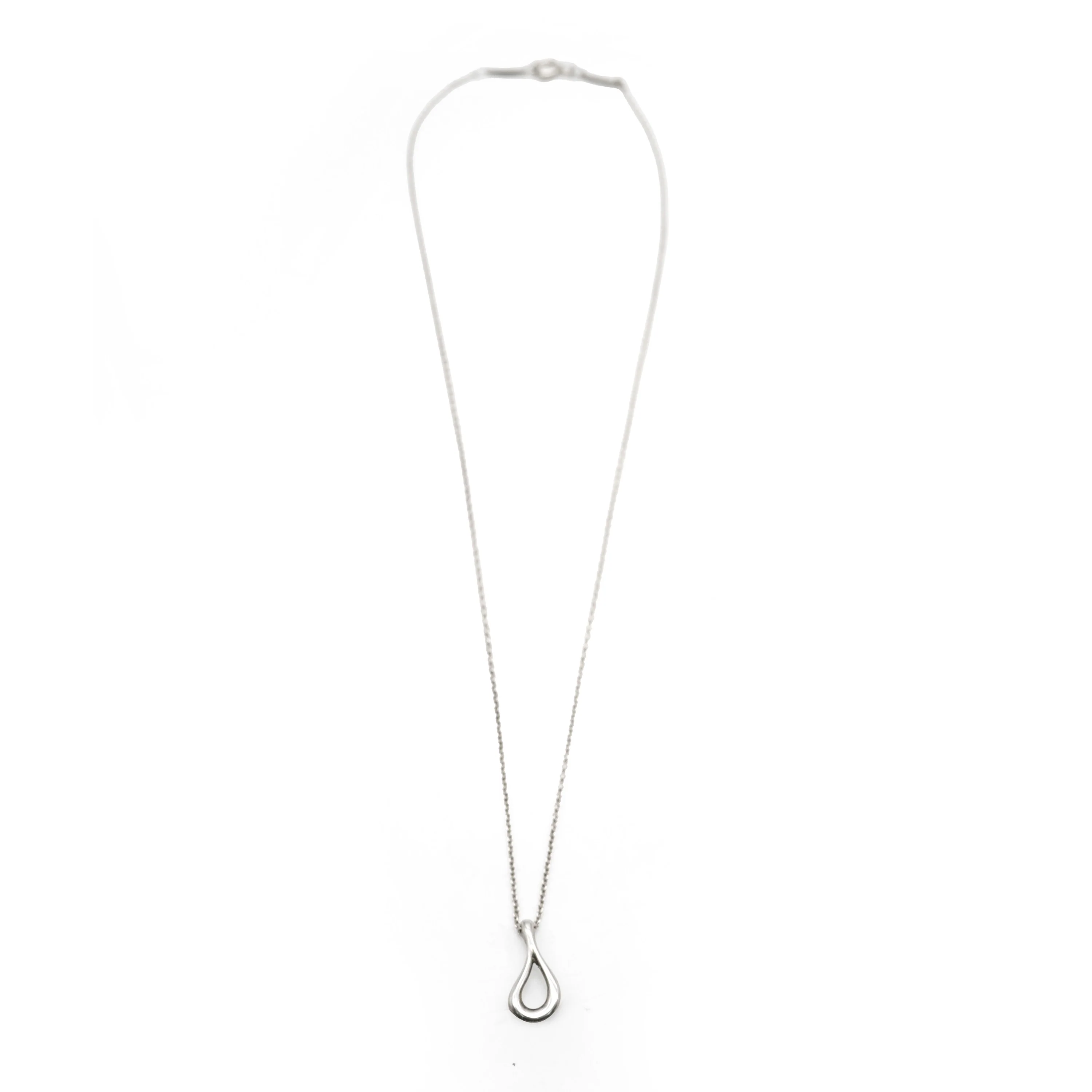 Elsa Peretti Open Teardrop Pendant Necklace in Sterling Silver - Image 2