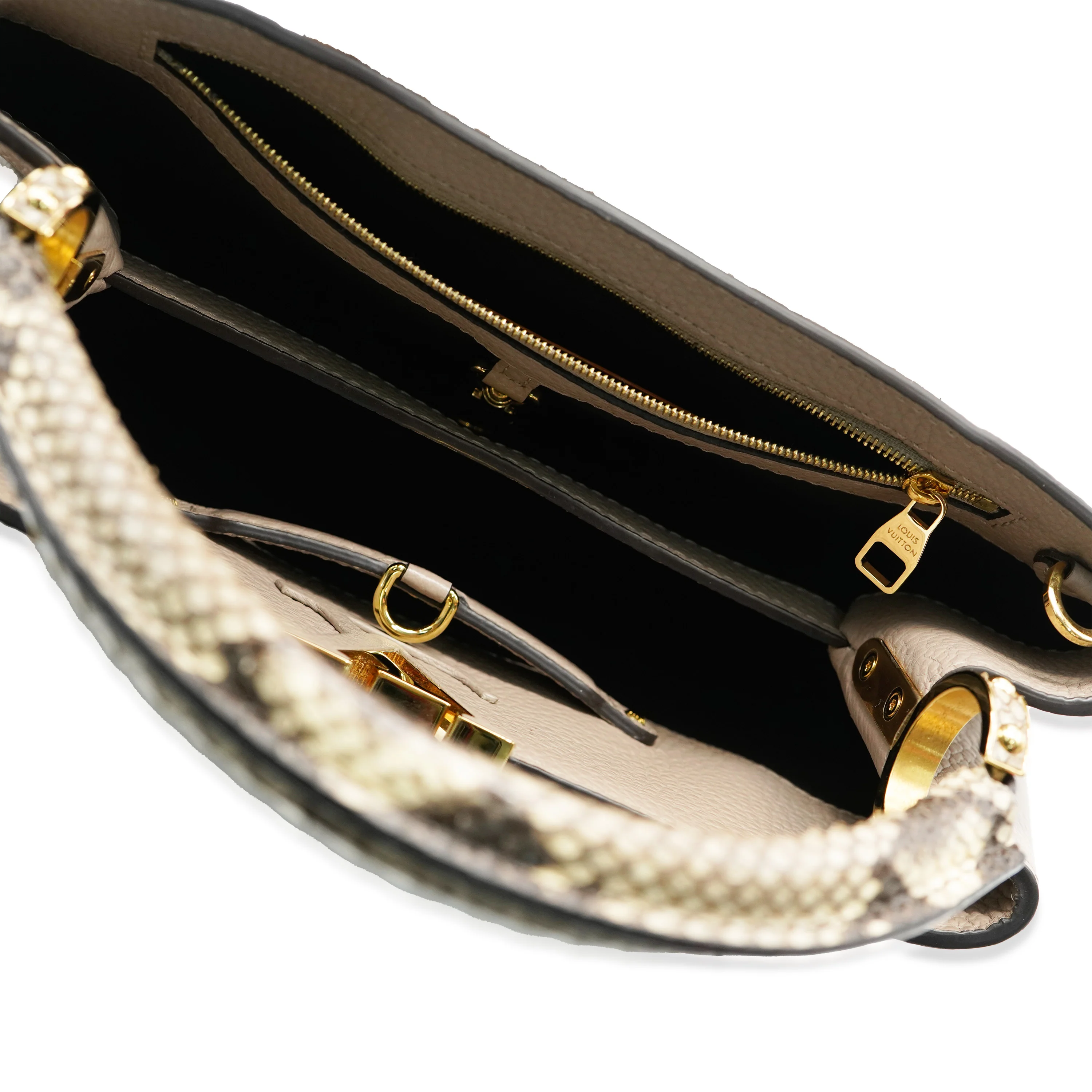 Galet Python Taurillon Capucines MM - Image 8
