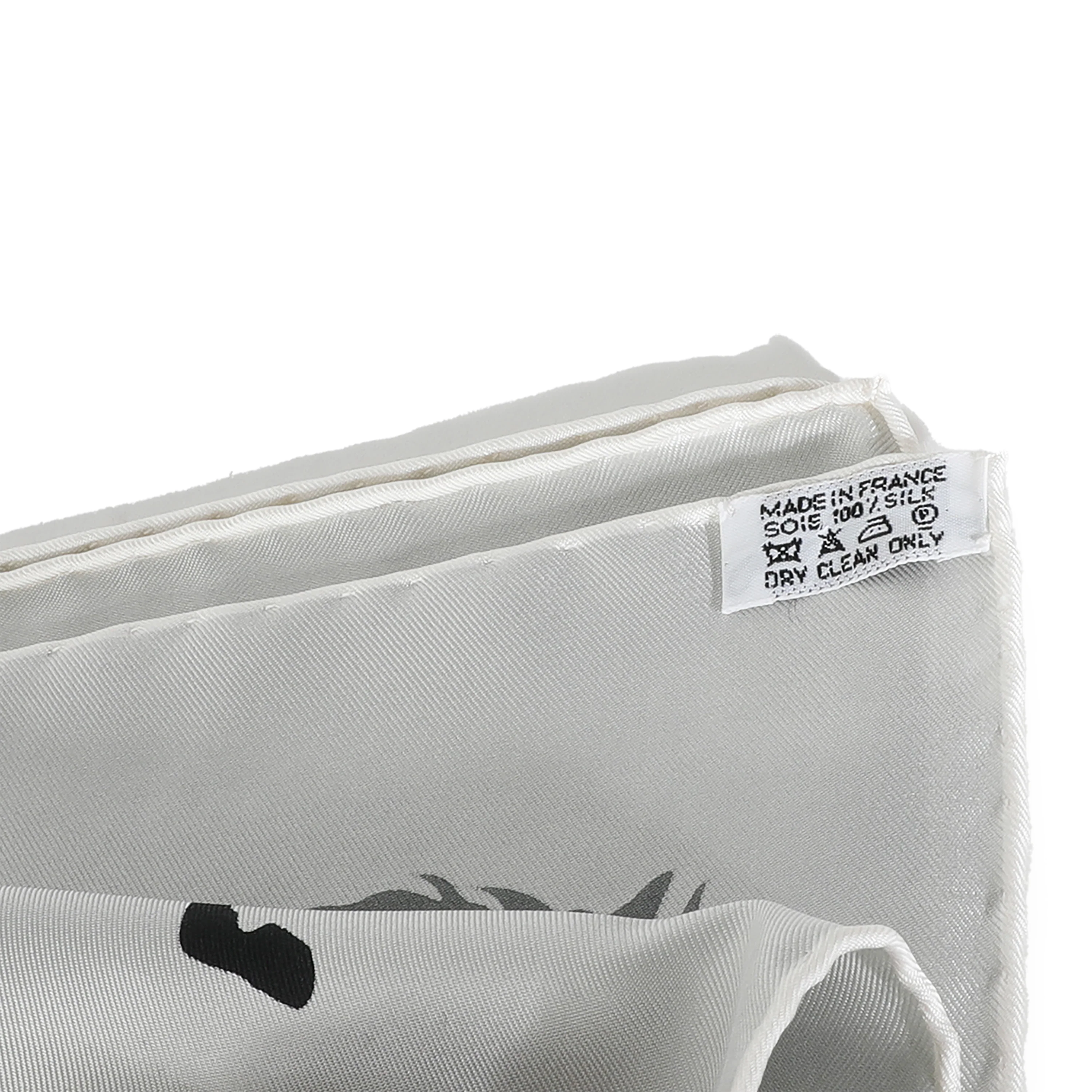 Gris Perle Silk Ex-Libris En Camouflage Scarf 90 - Image 3