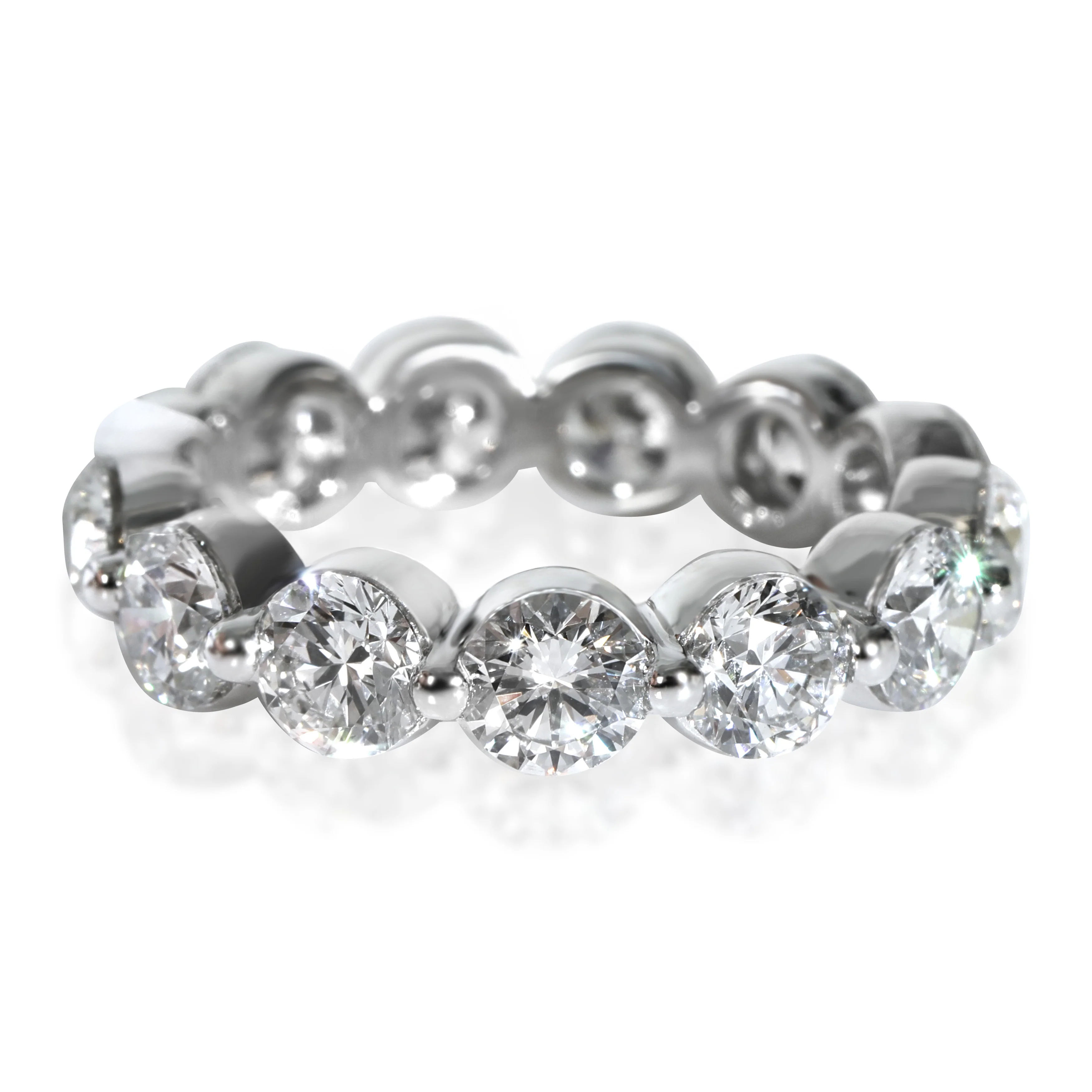 Lab-Grown Diamond Eternity Band in 14K White Gold 5.20 CTW GH VS