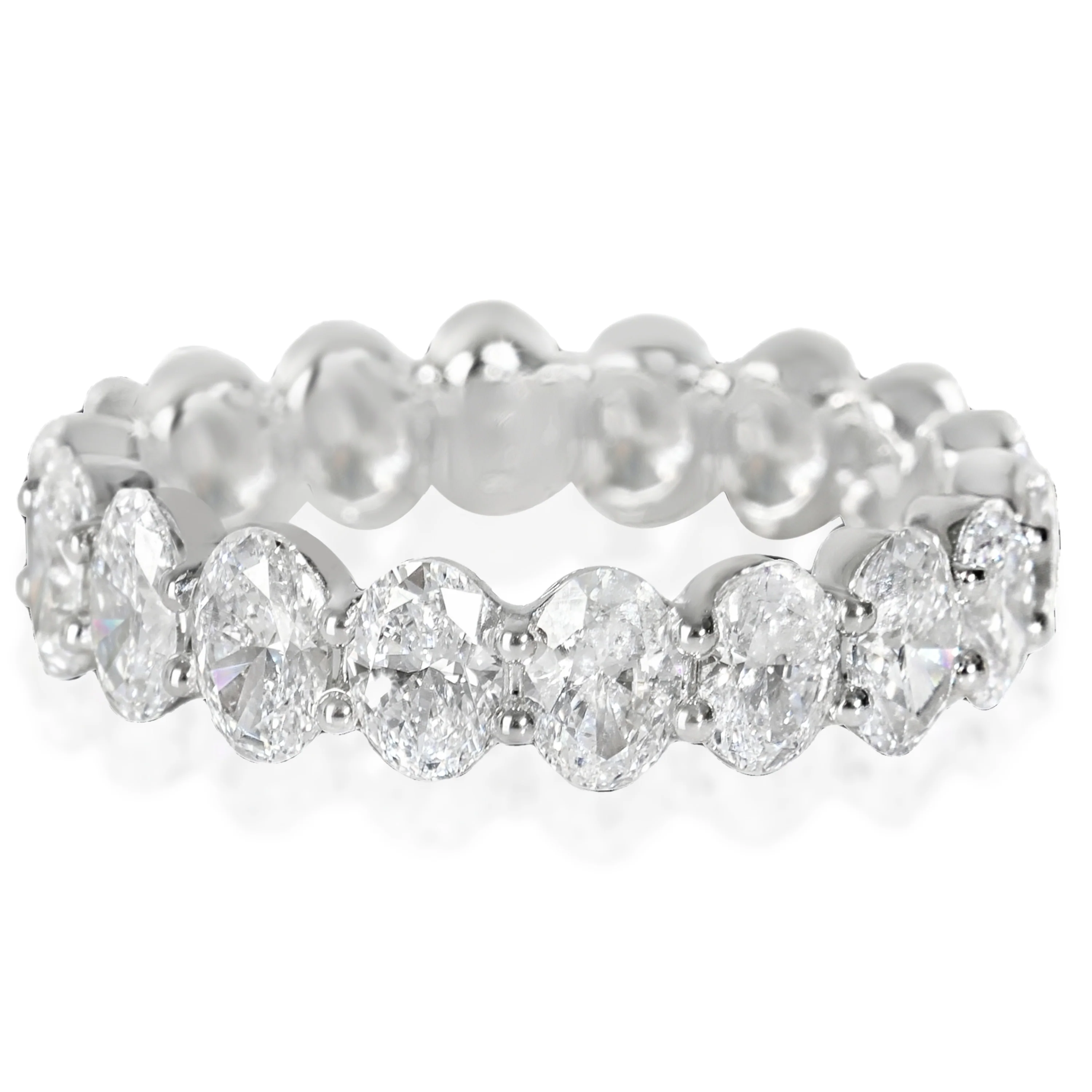 4 ctw White Gold Lab-Grown Diamond Wedding Band
