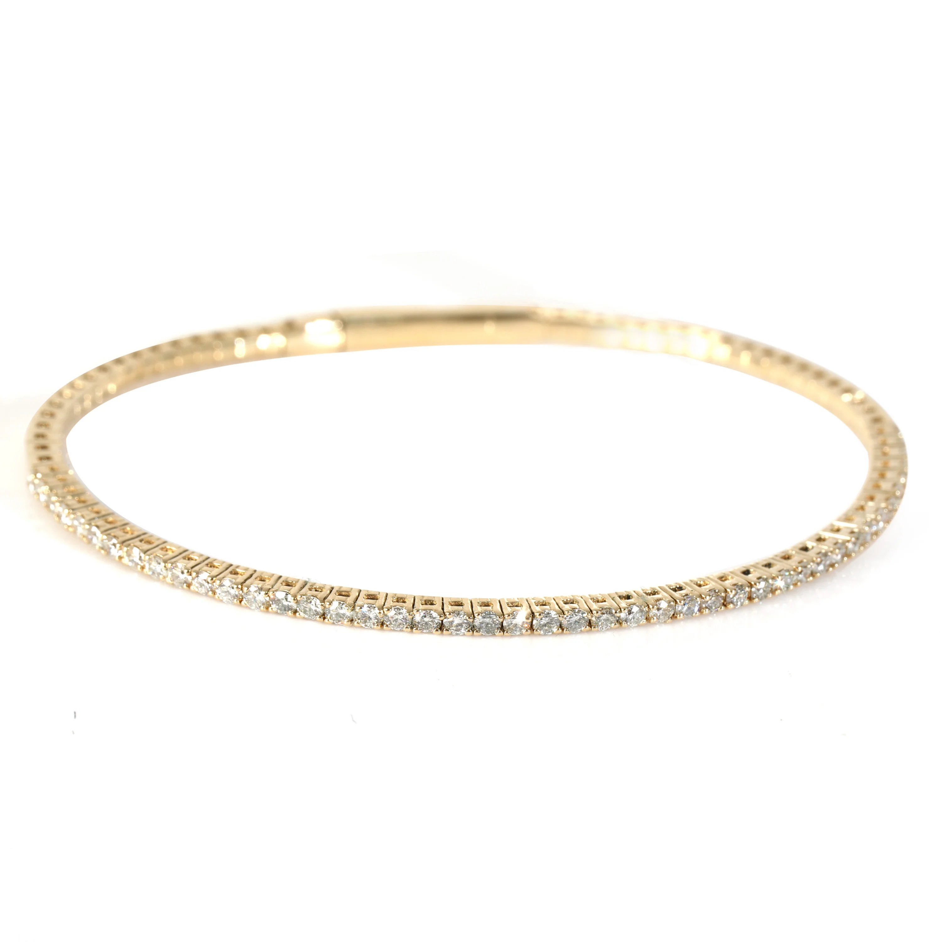Diamond Tension Bracelet in 14K Yellow Gold (1 CTW)