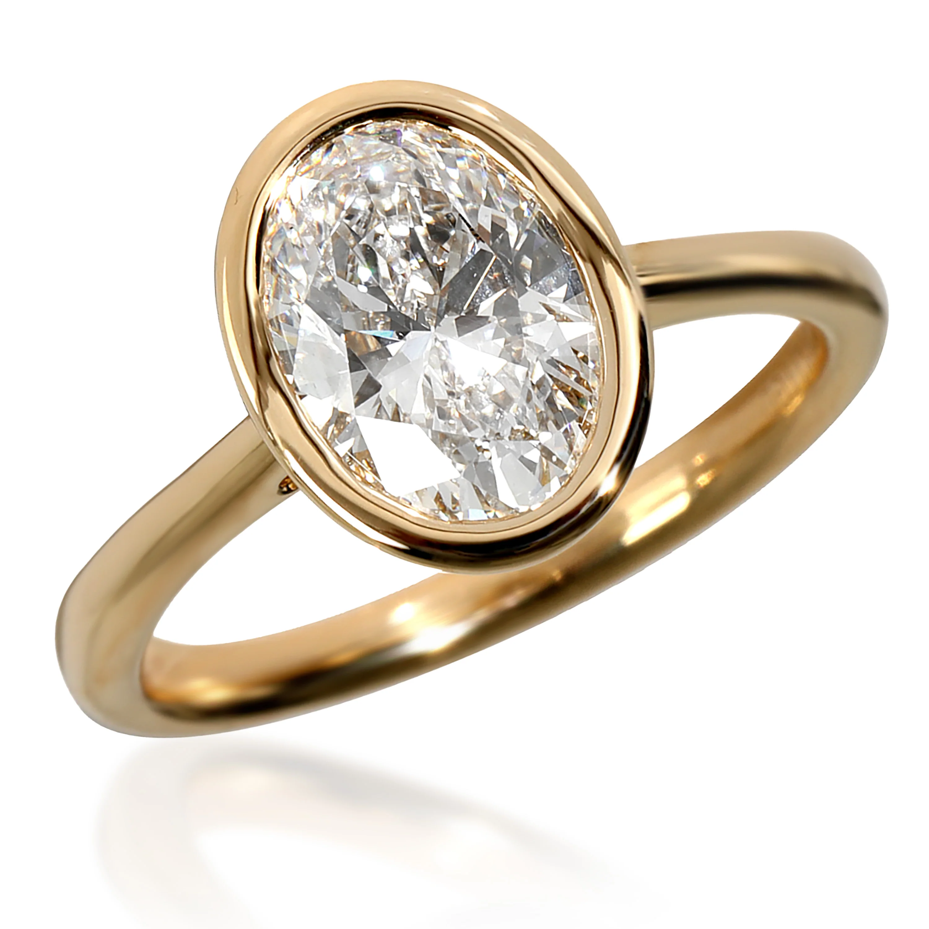 2 ctw Yellow Gold Lab-Grown Diamond Ring - Image 2
