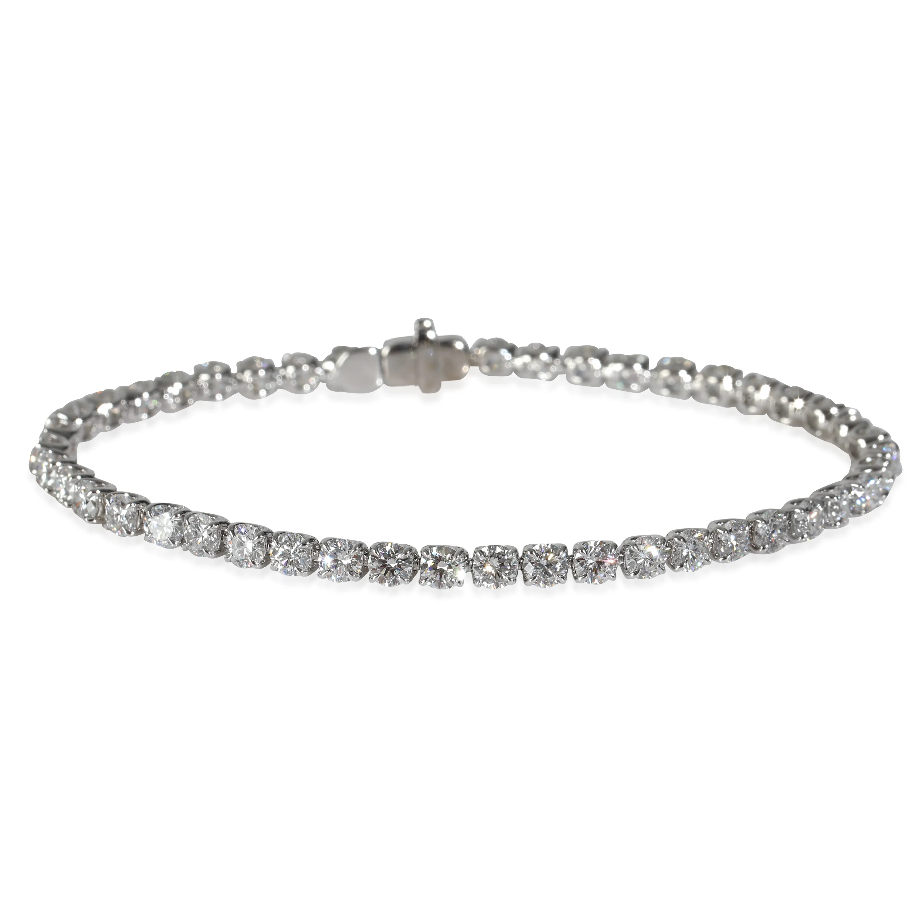Lab-Grown Diamond Bracelet in 14K White Gold 7 CTW