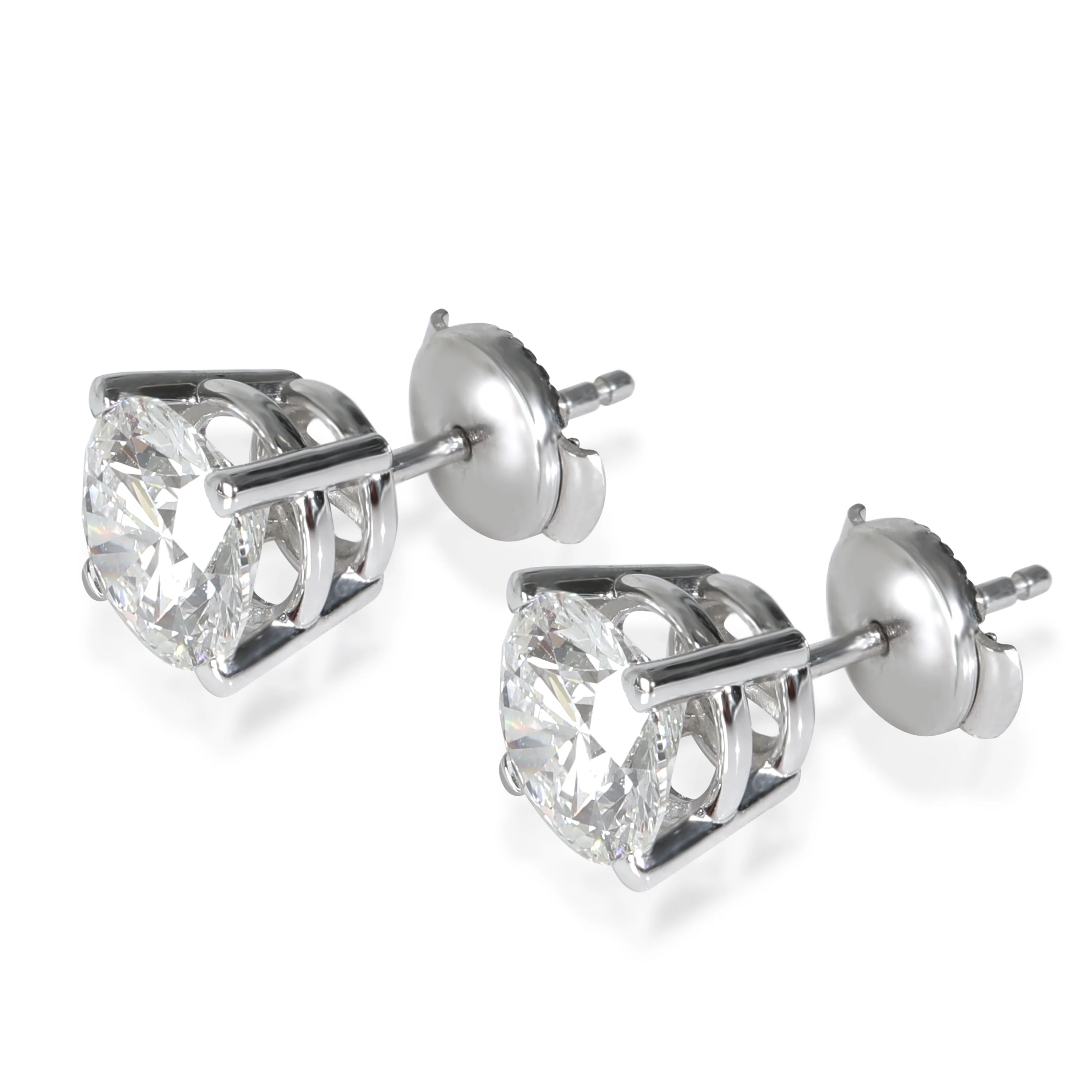 3.01 ctw White Gold Lab-Grown Diamond Earrings - Image 2