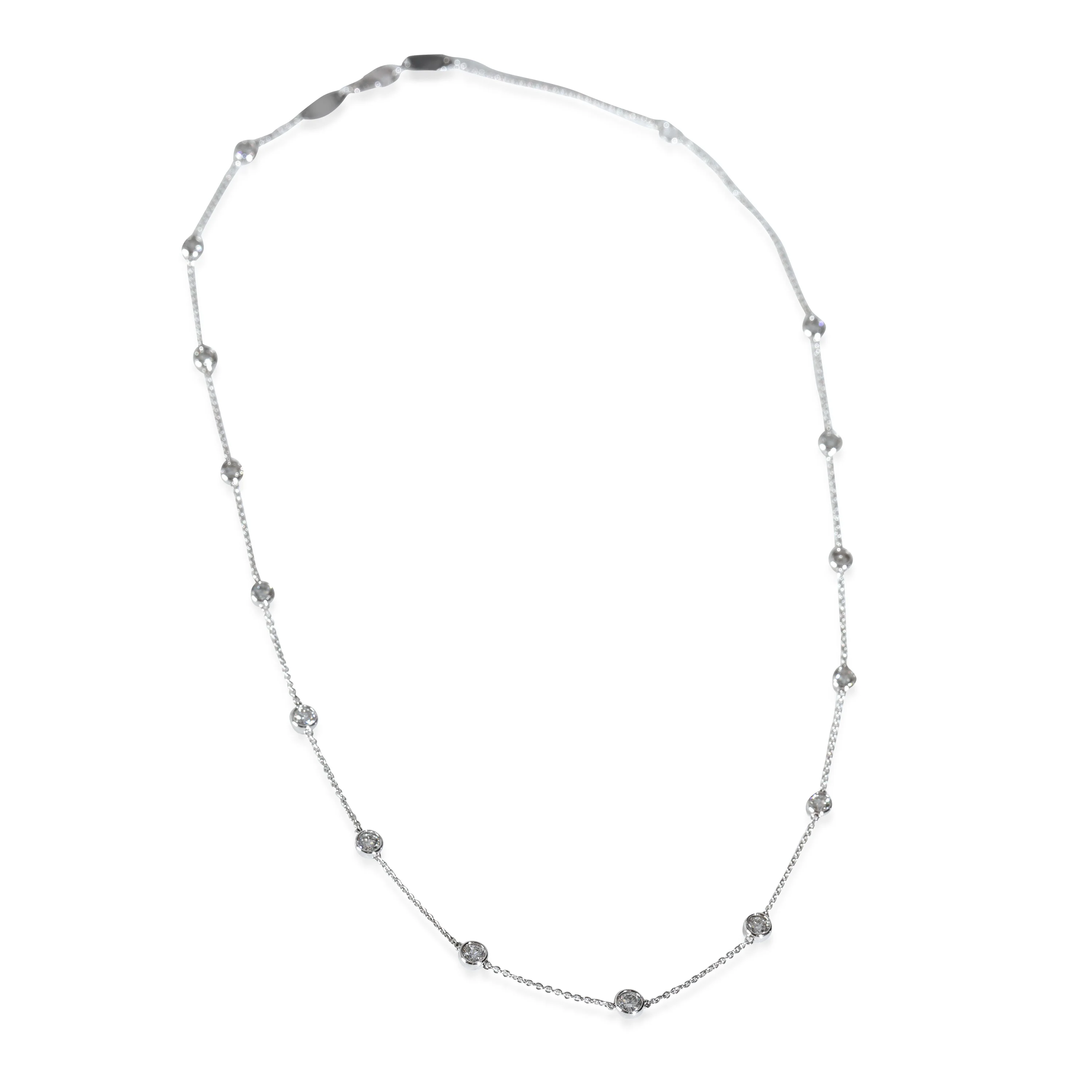 2 ctw White Gold Lab-Grown Diamond Necklace - Image 2