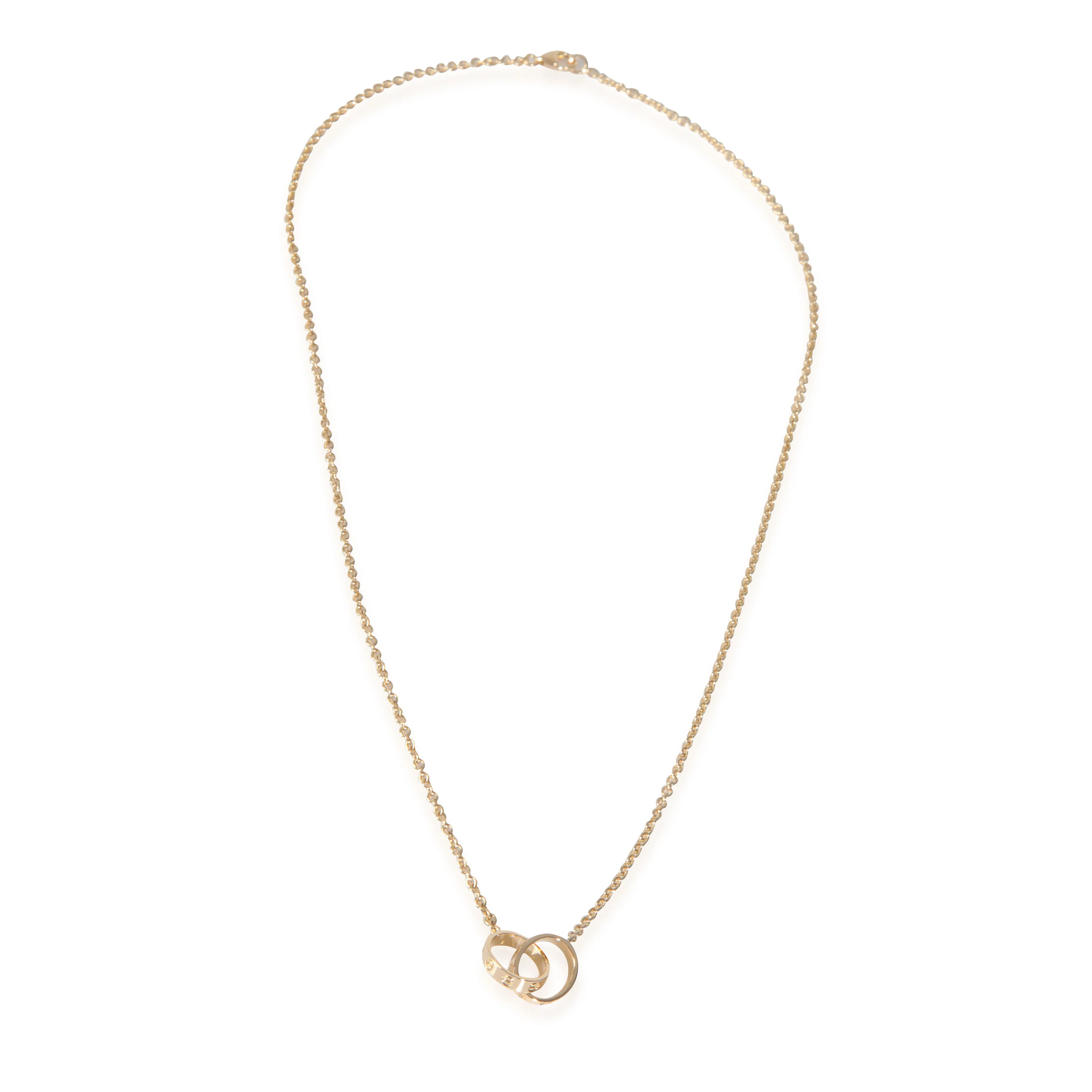 Yellow Gold Love Necklace - Image 2