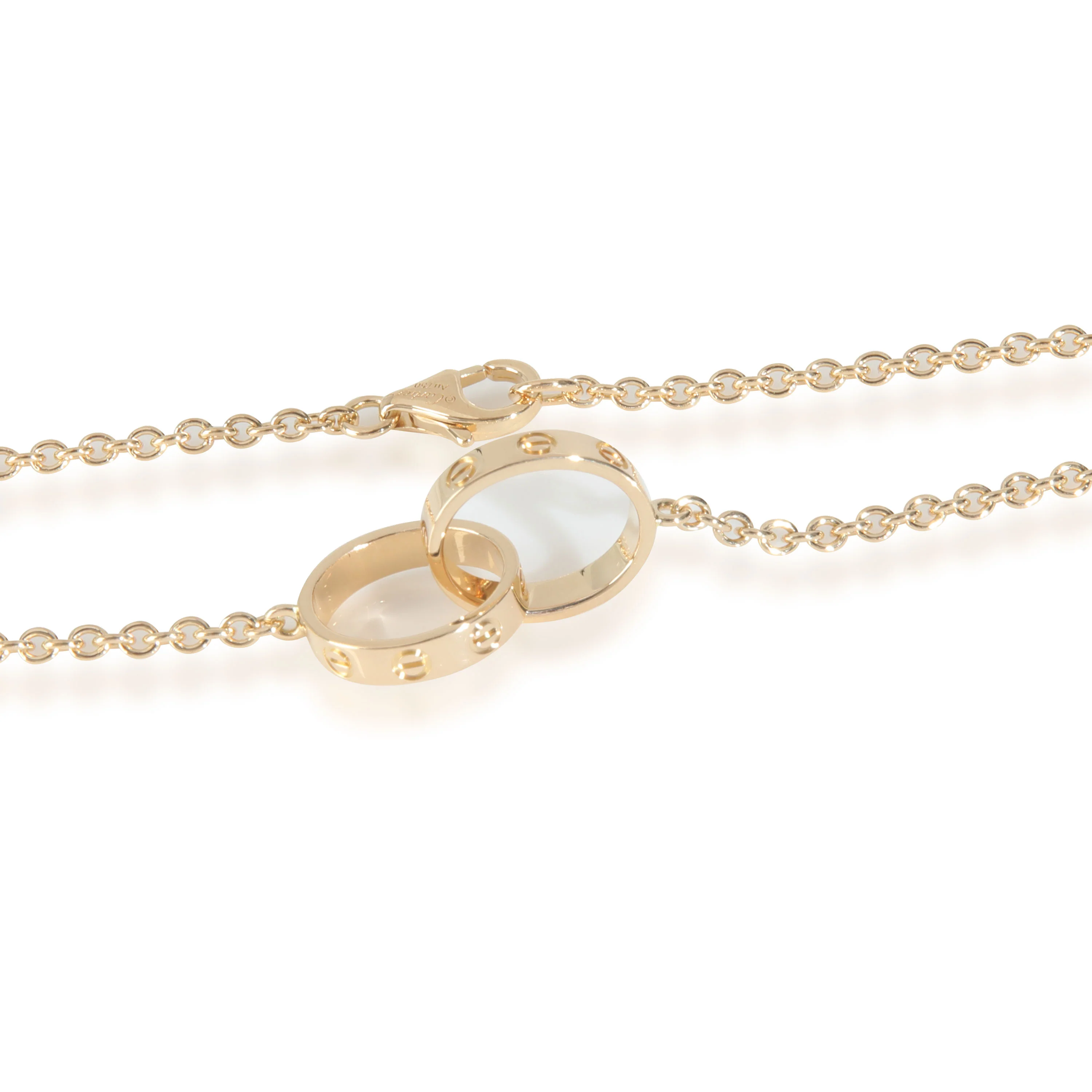 Yellow Gold Love Necklace - Image 3