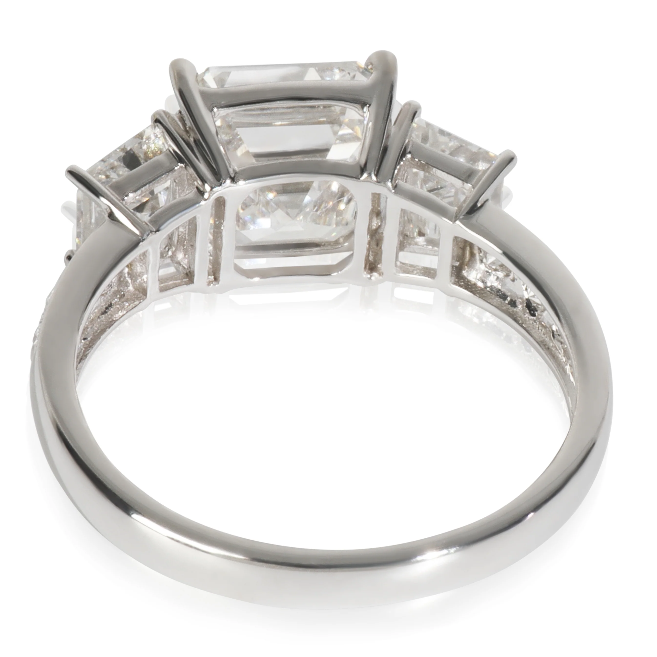 4.28 ctw White Gold Lab-Grown Diamond Engagement Ring - Image 3