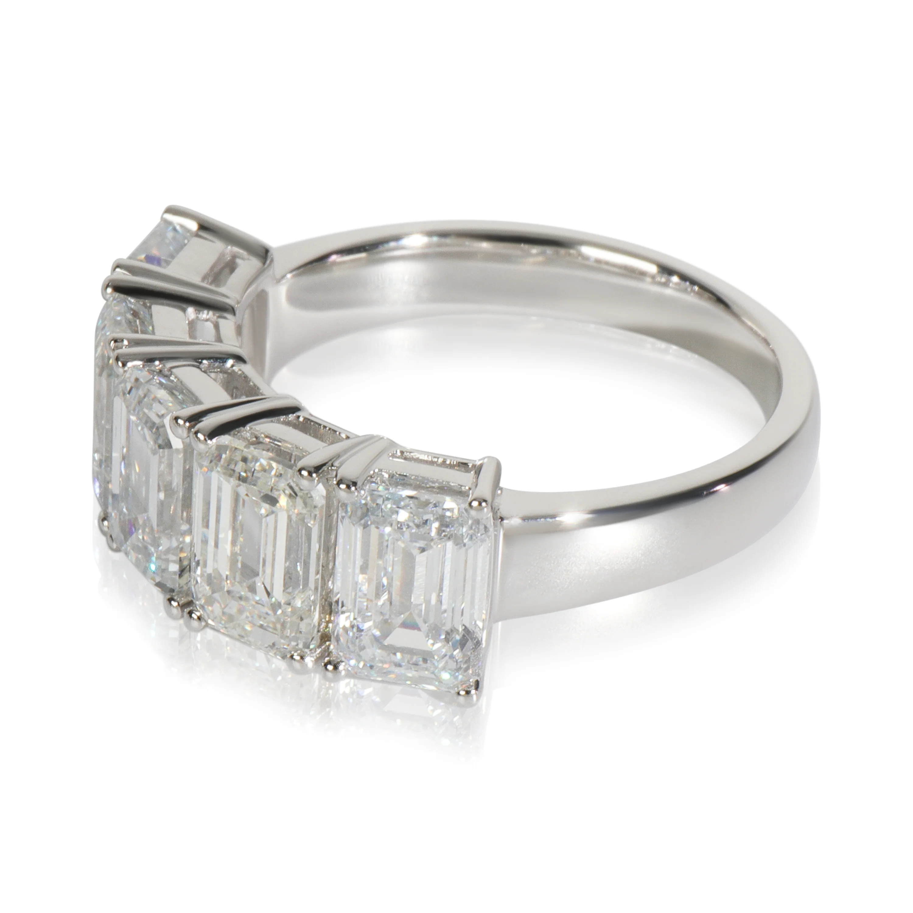 5.19 ctw White Gold Lab-Grown Diamond Band - Image 2