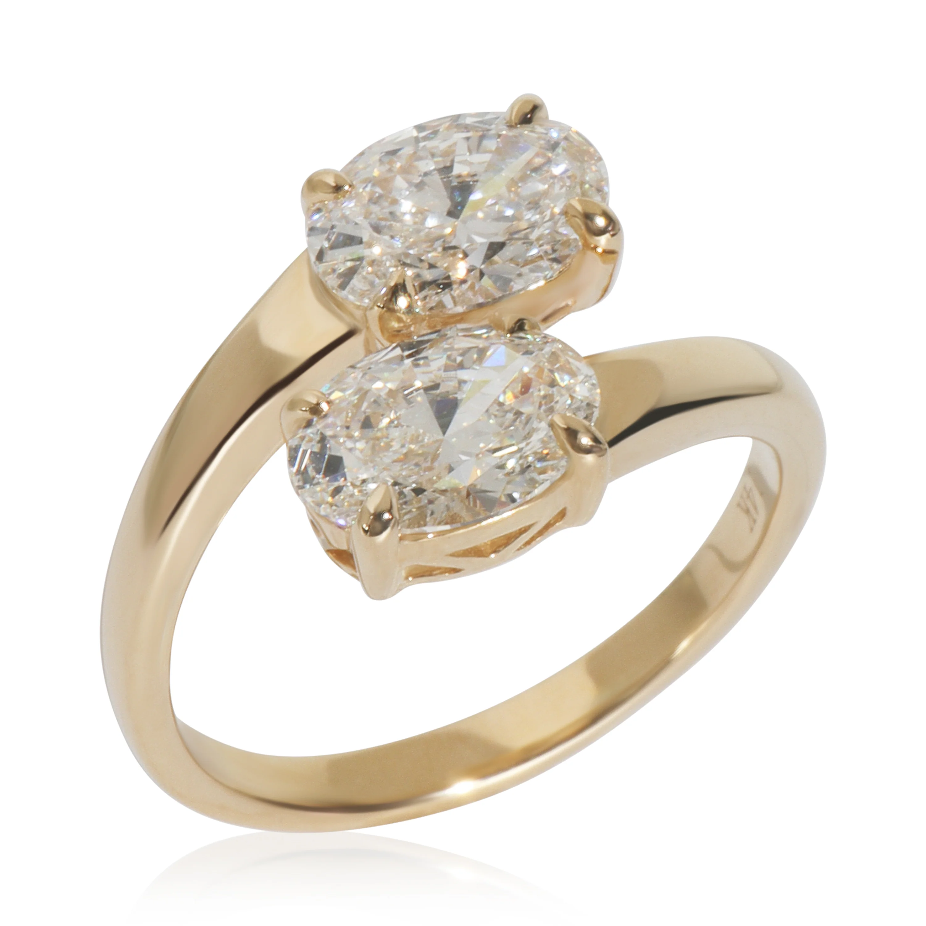 2.17 ctw Yellow Gold Lab-Grown Diamond Ring - Image 4