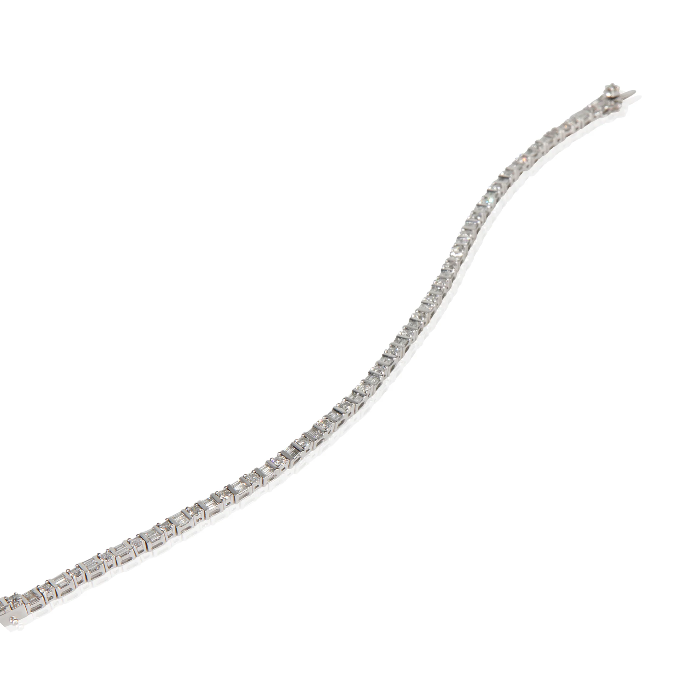 White Gold Diamond Bracelet - Image 4