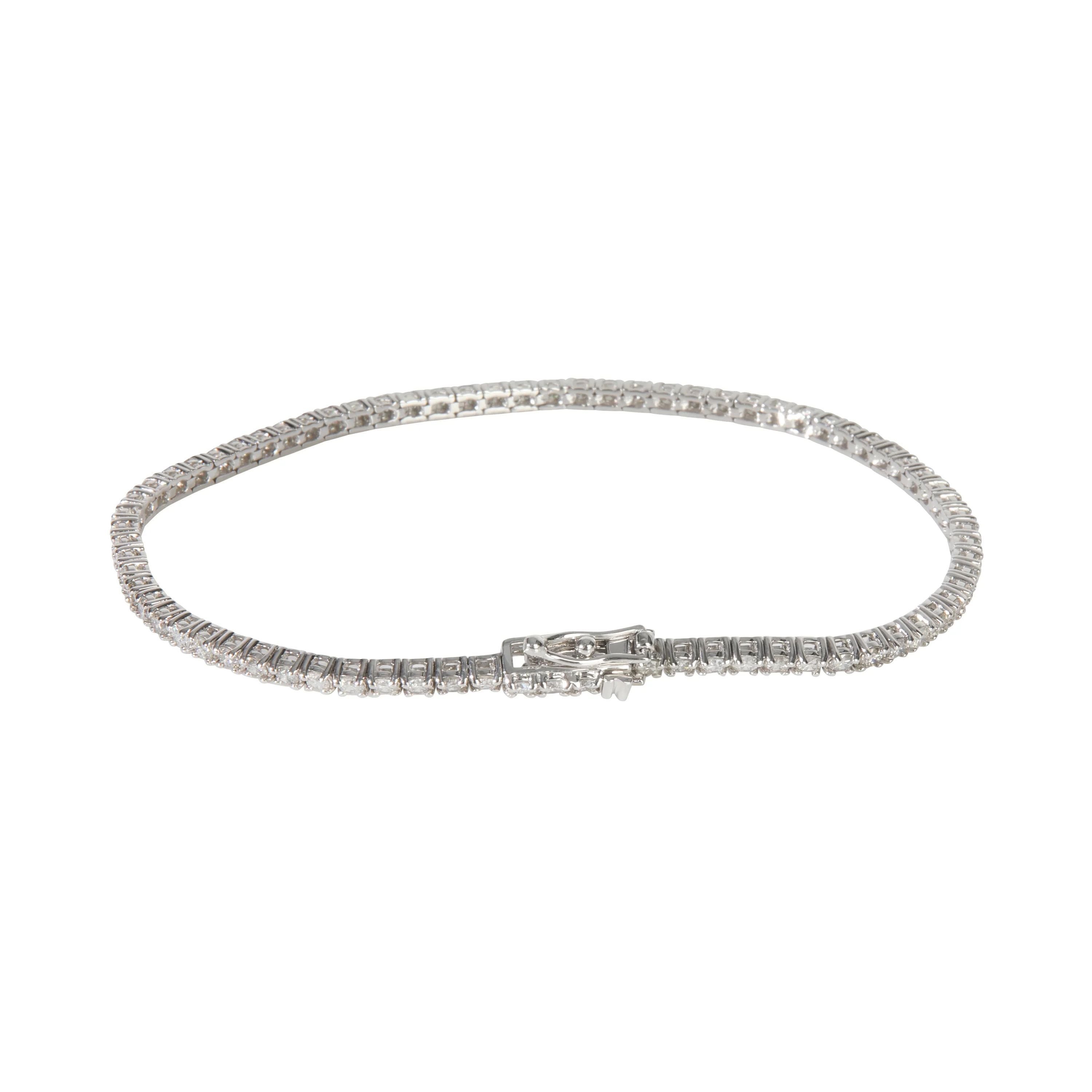 White Gold Diamond Bracelet - Image 3