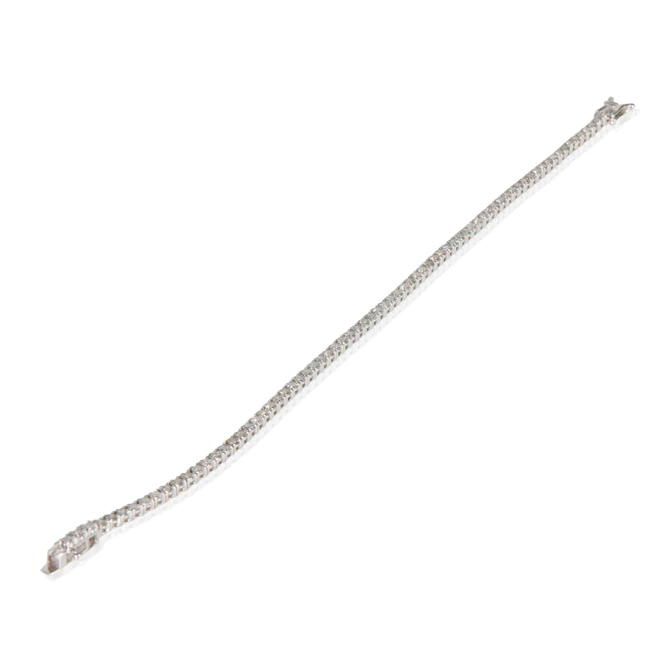 White Gold Diamond Bracelet - Image 4