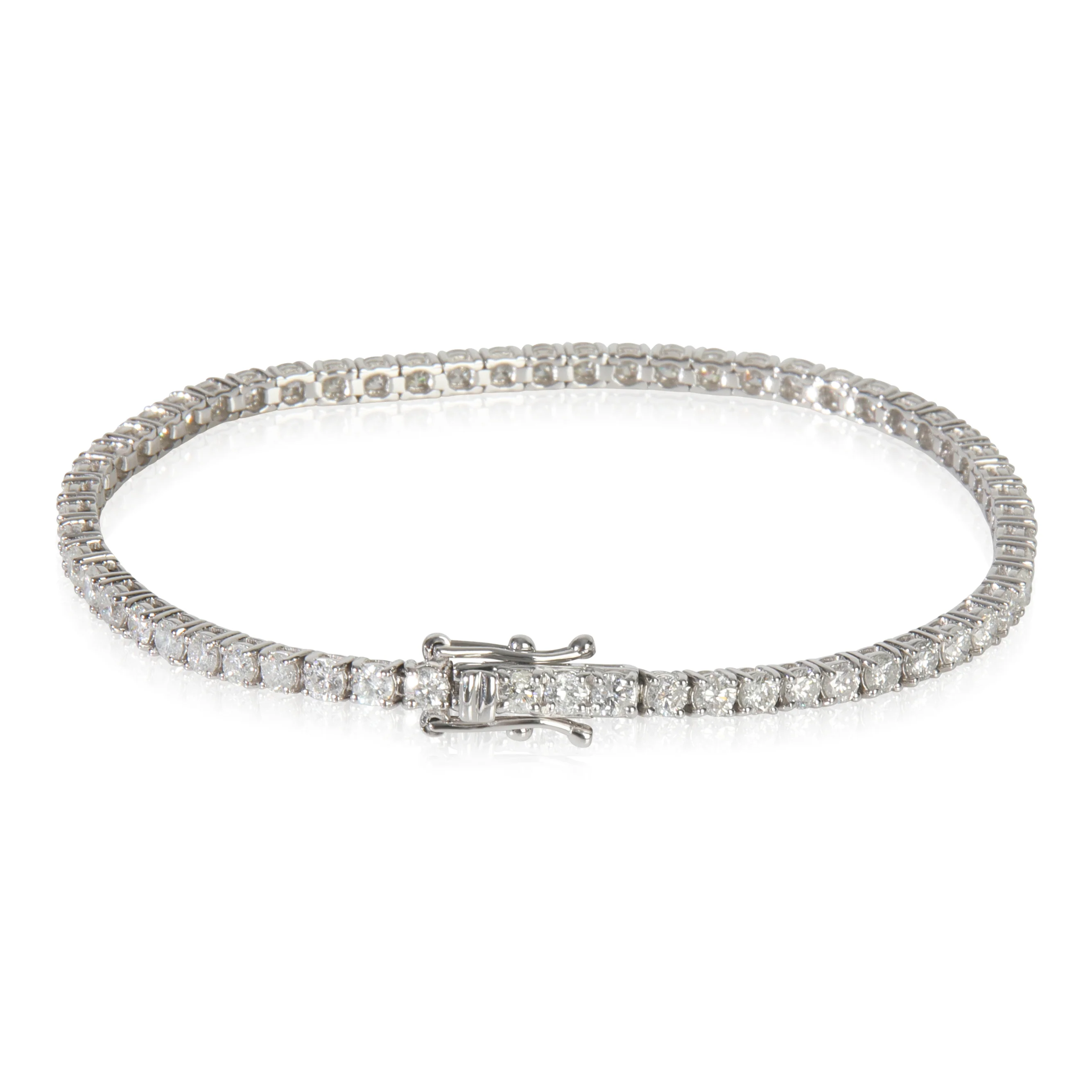 White Gold Diamond Bracelet - Image 3