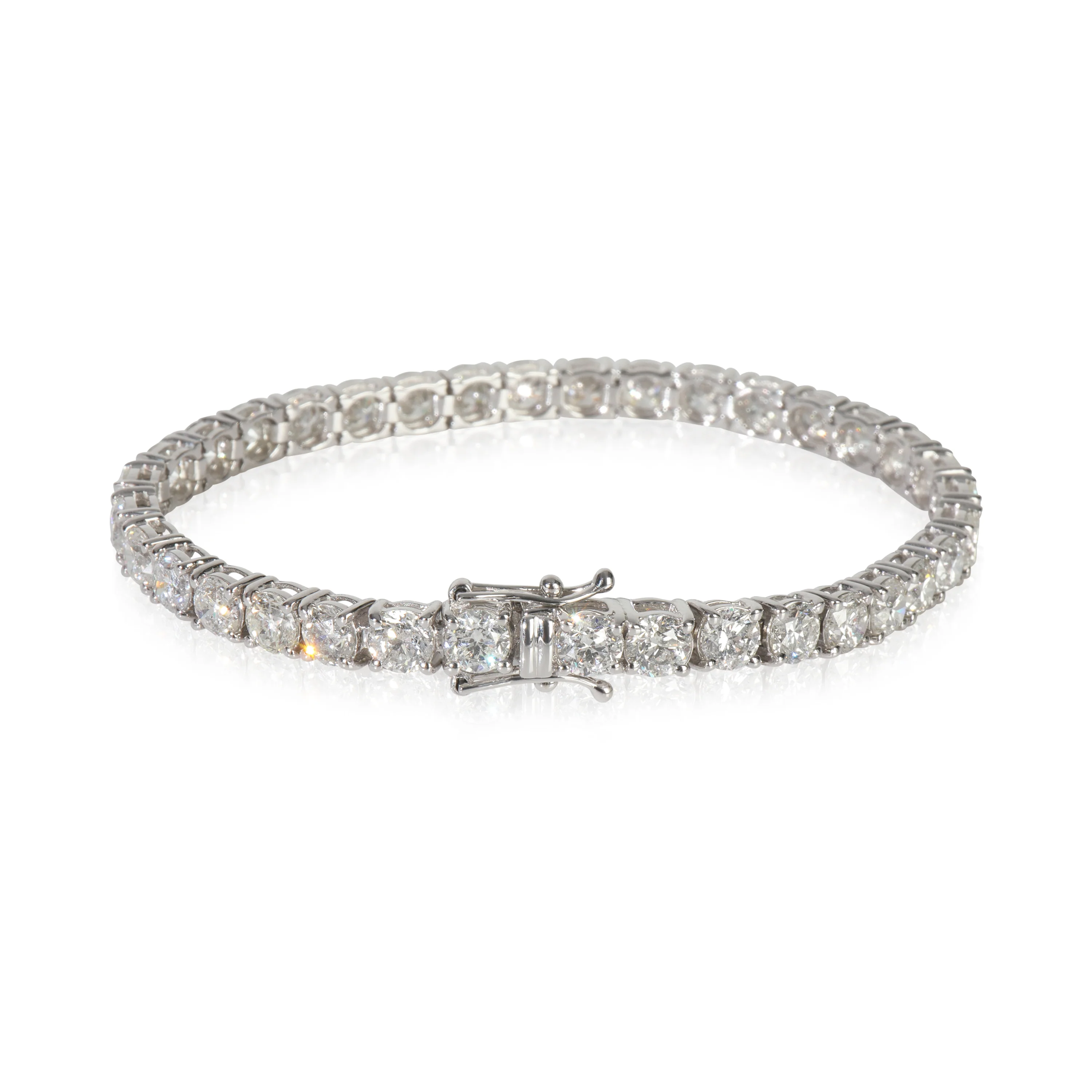 White Gold Diamond Bracelet - Image 3