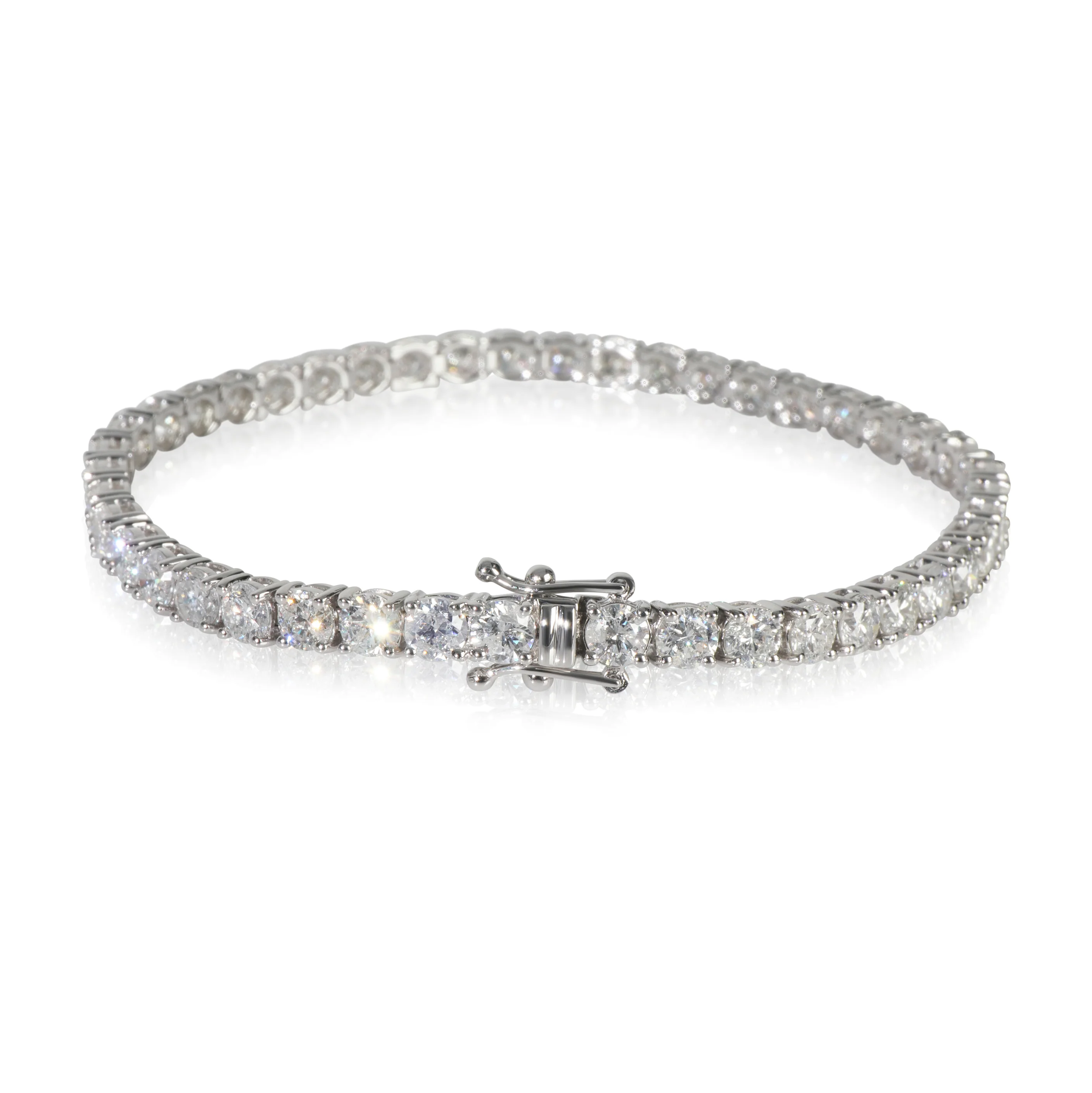 White Gold Diamond Bracelet - Image 3