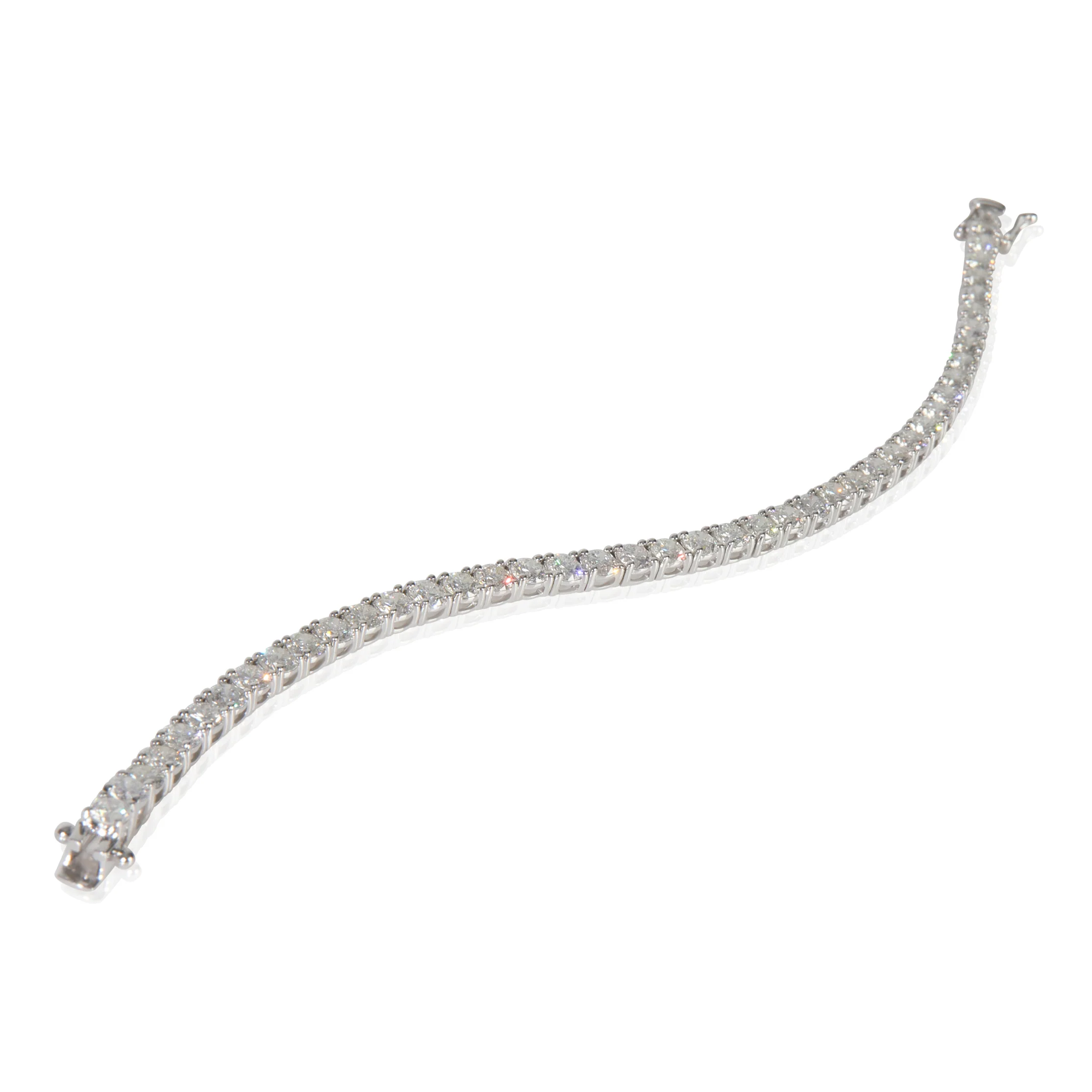 White Gold Diamond Bracelet - Image 4