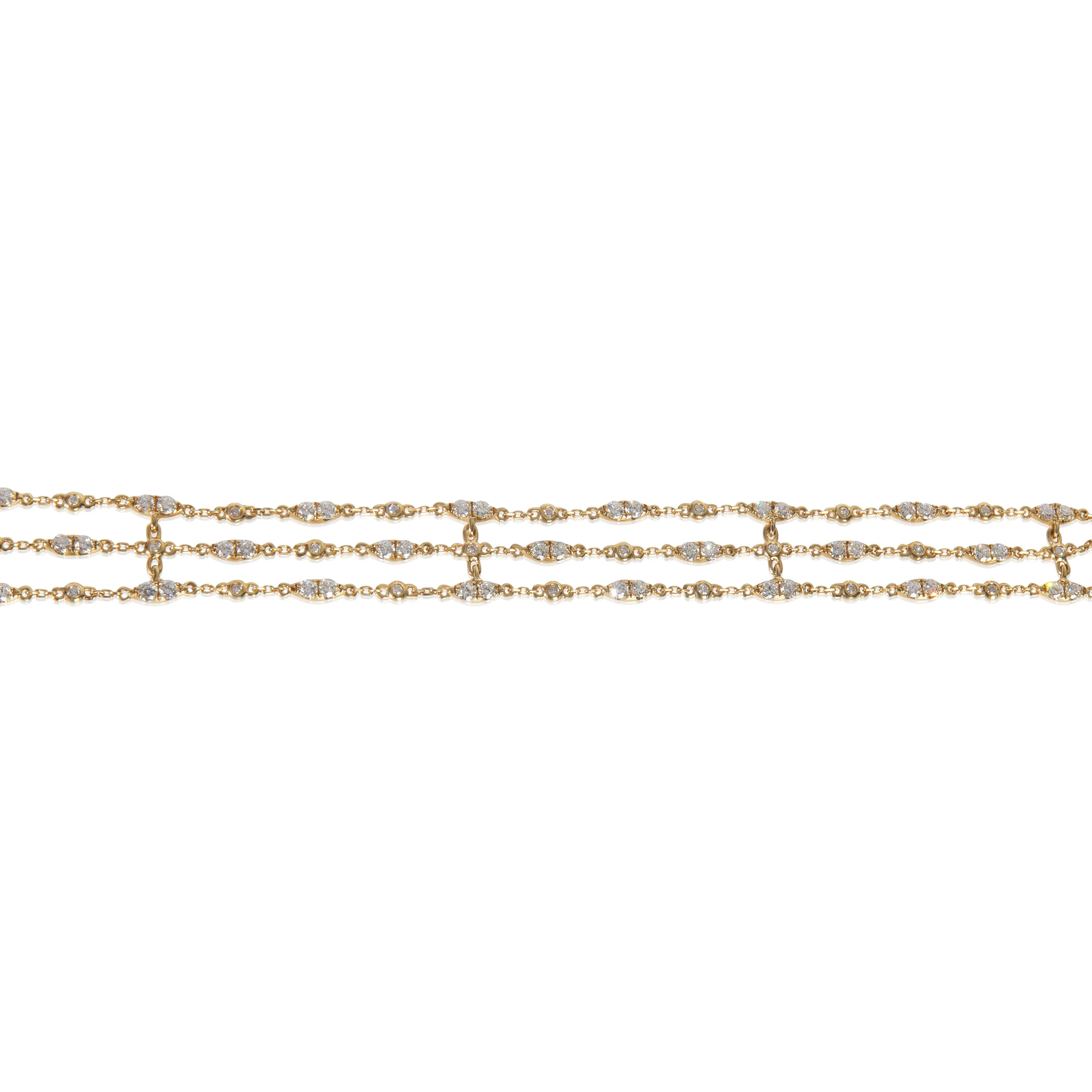 Yellow Gold Diamond Bracelet - Image 2