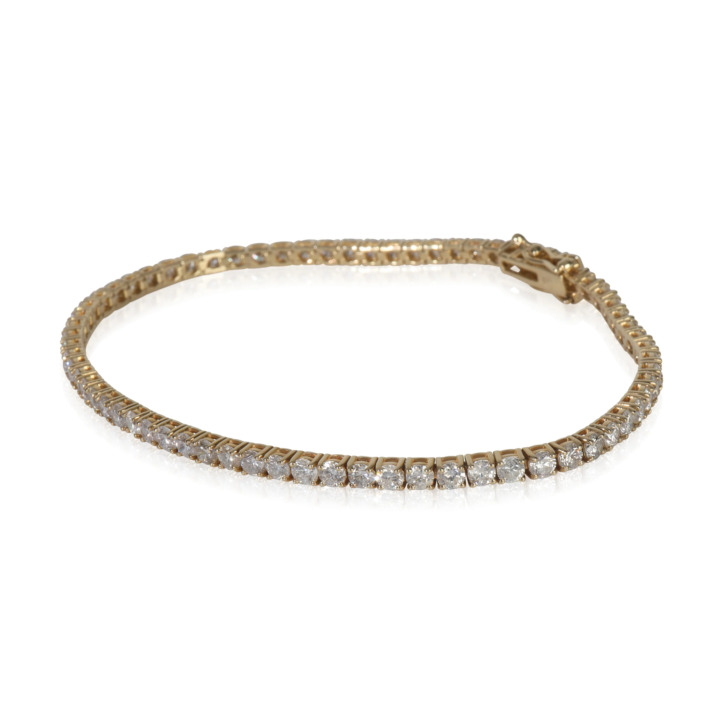 Yellow Gold Diamond Bracelet - Image 2
