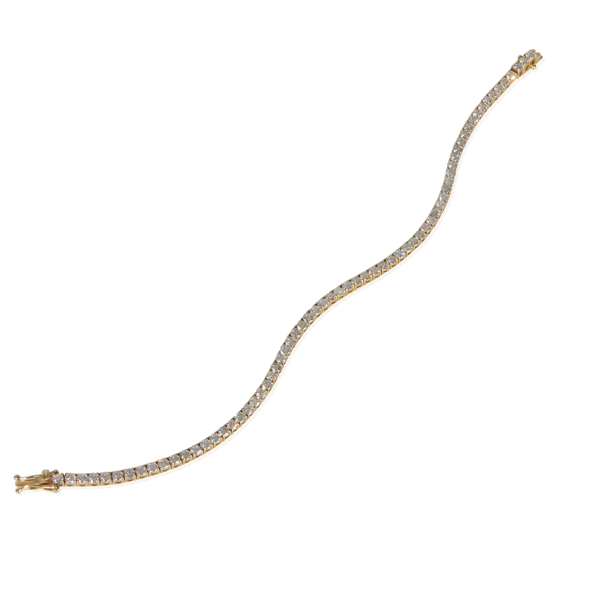 Yellow Gold Diamond Bracelet - Image 4