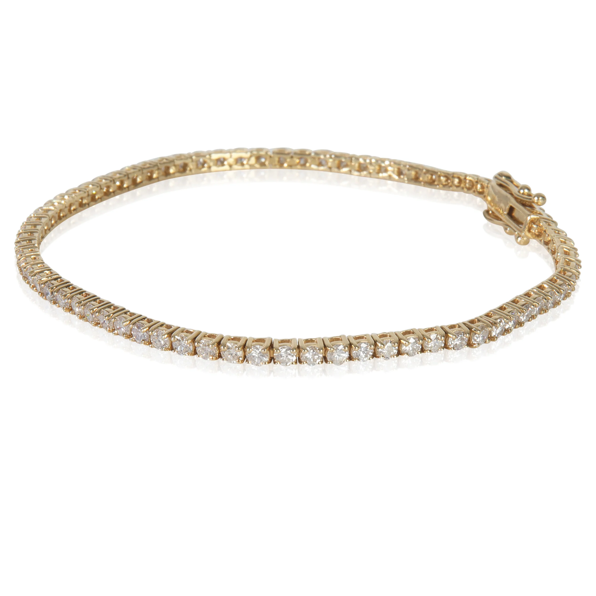 Yellow Gold Diamond Bracelet - Image 2