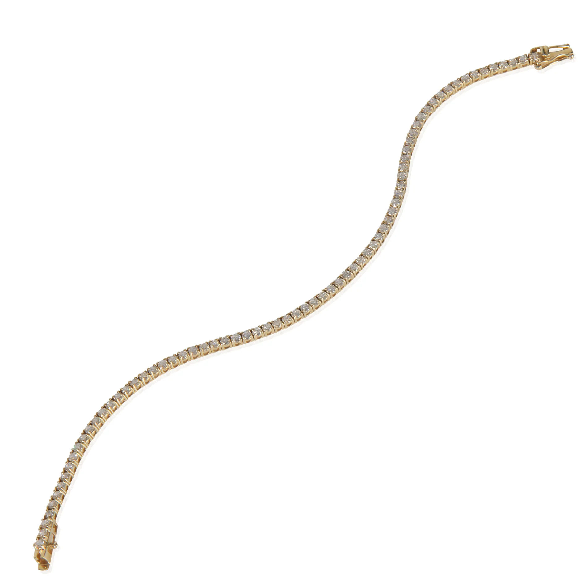 Yellow Gold Diamond Bracelet - Image 4