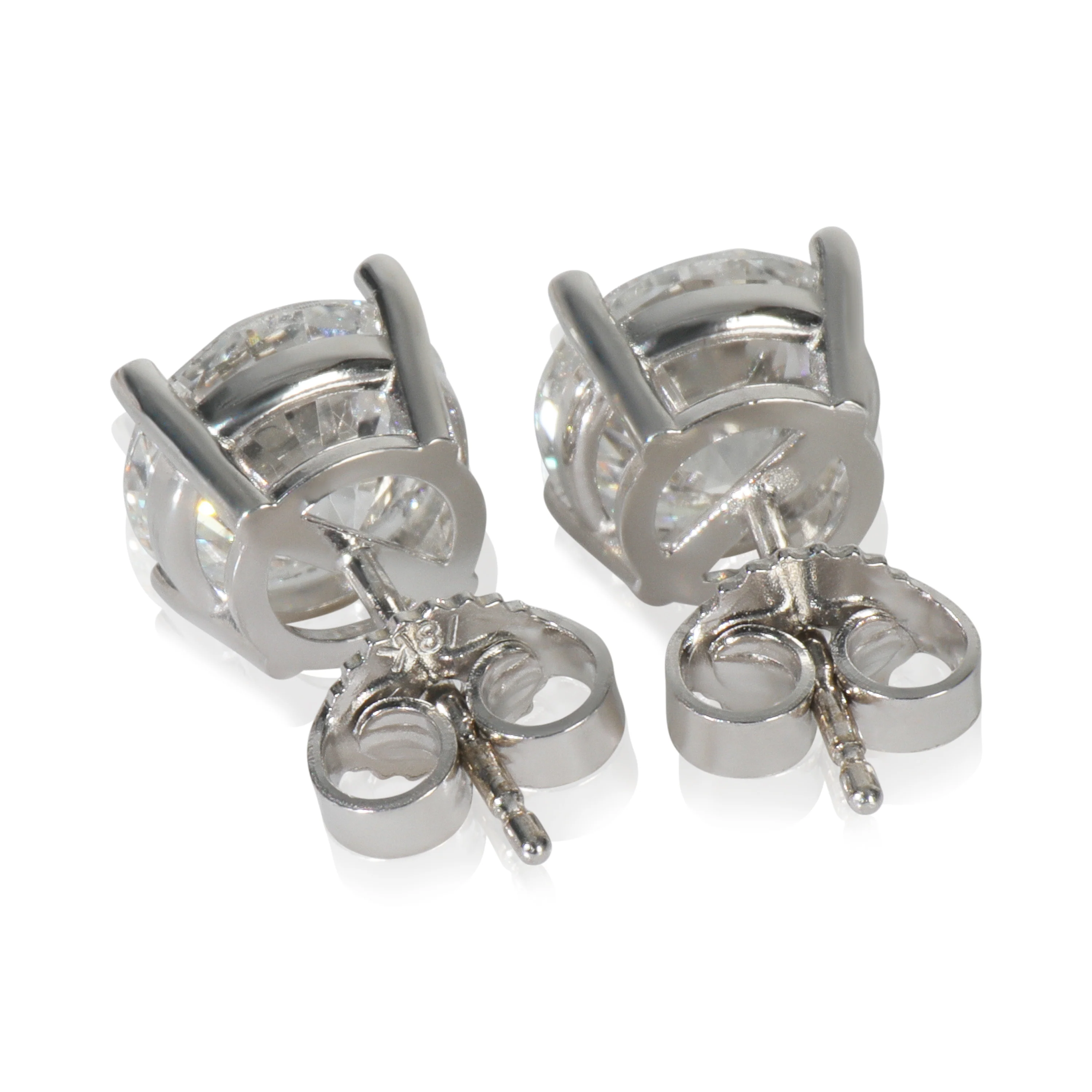 3.04 ctw White Gold Lab-Grown Diamond Earrings - Image 3