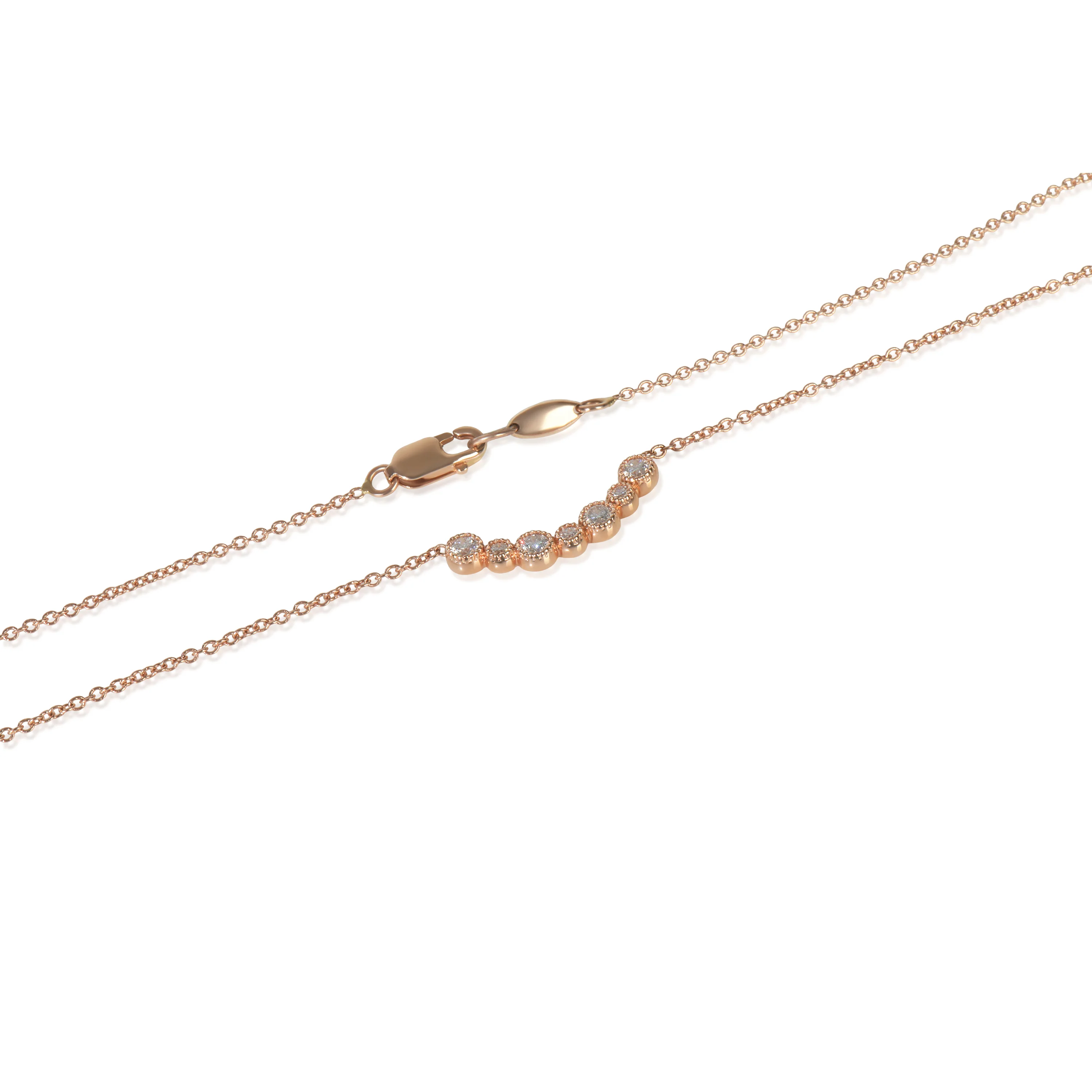 Rose Gold Diamond Pendant - Image 2