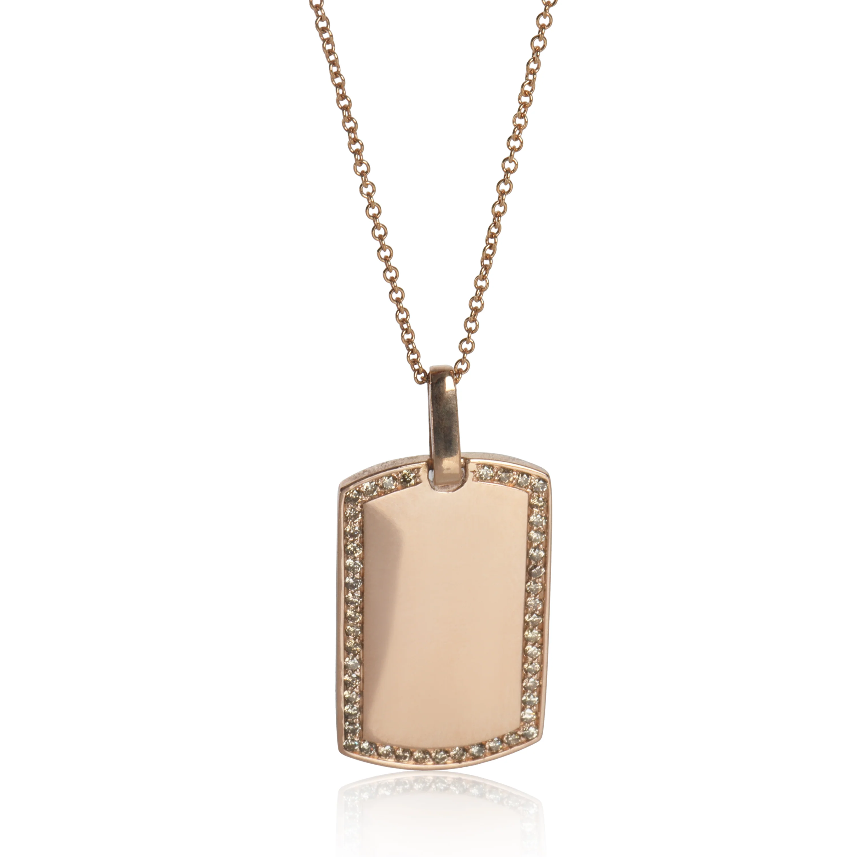 Rose Gold Diamond Pendant