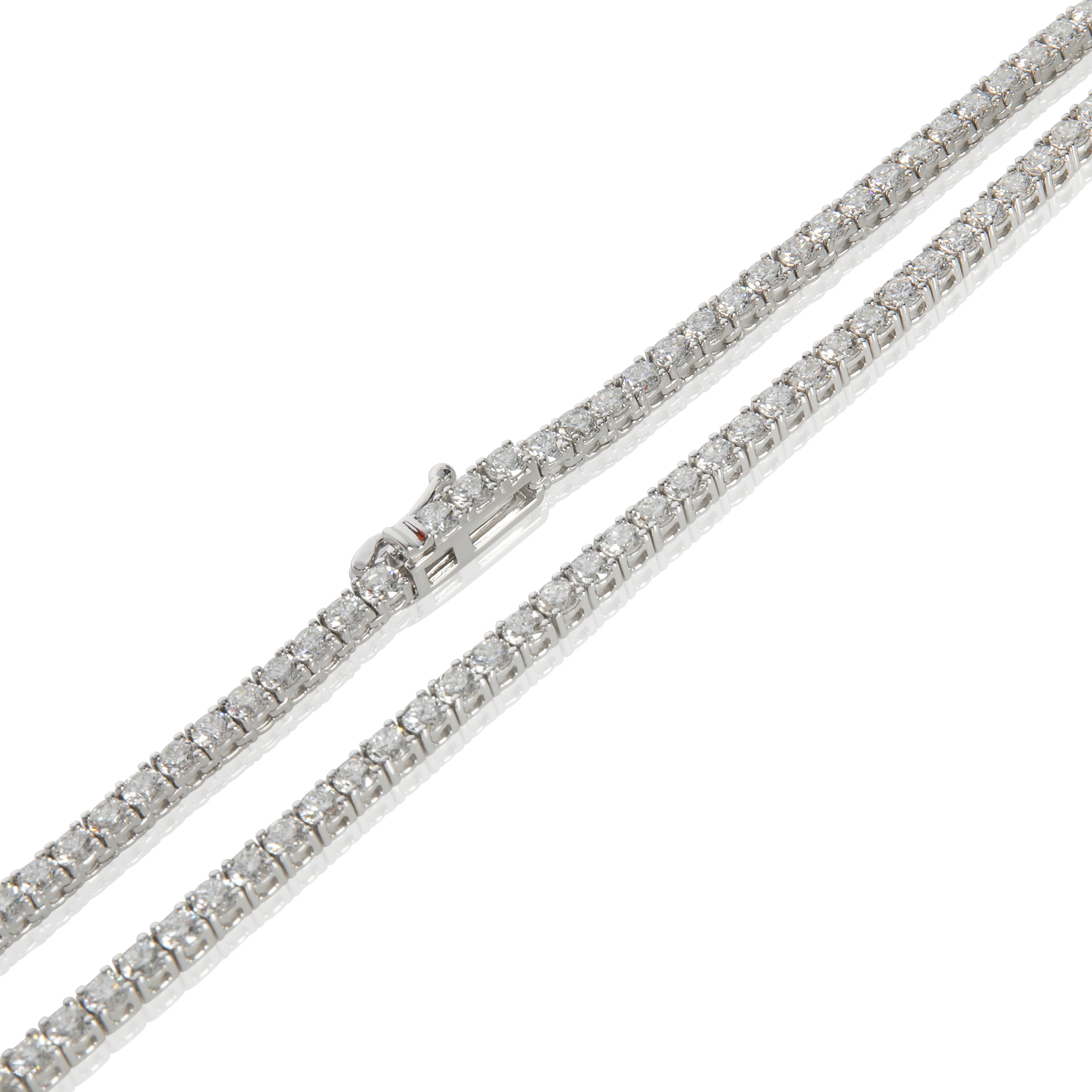 9.69 ctw White Gold Lab-Grown Diamond Necklace - Image 2