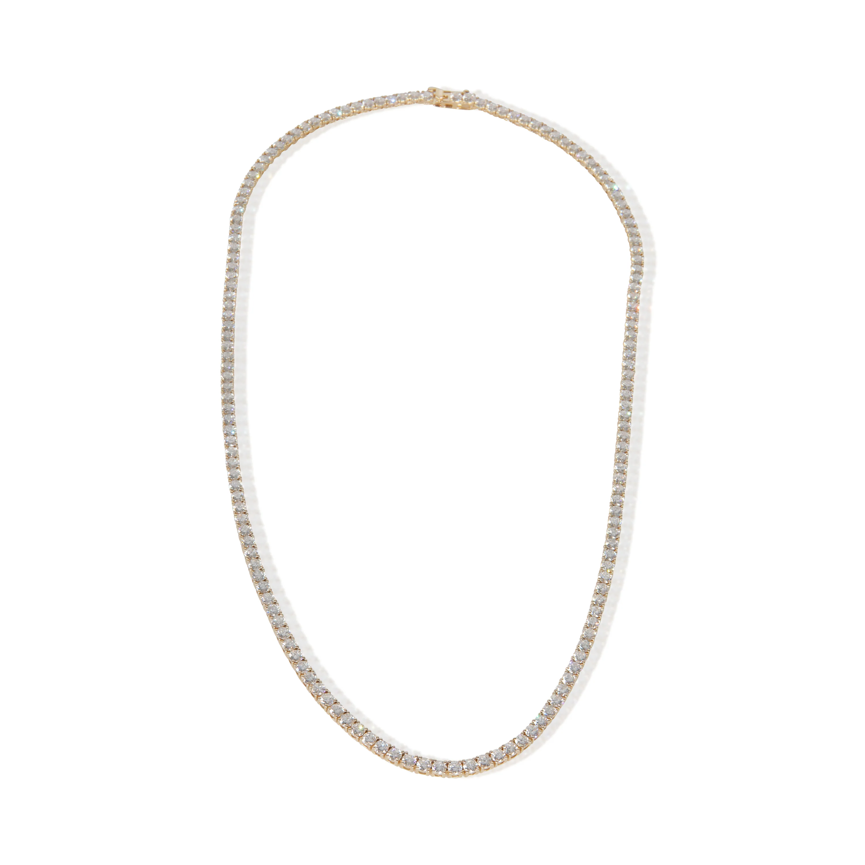14.15 ctw Yellow Gold Lab-Grown Diamond Necklace - Image 3