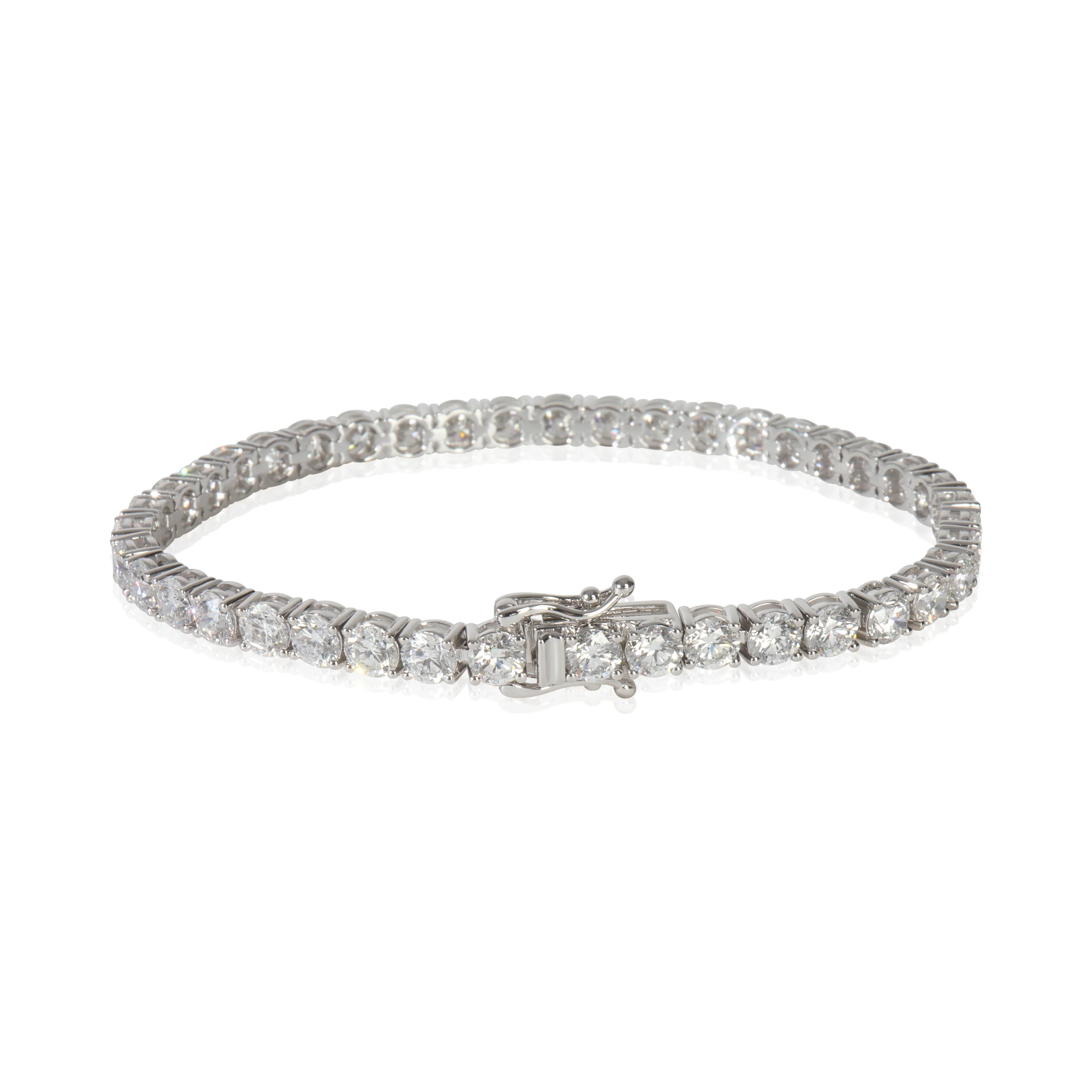 11.55 ctw White Gold Lab-Grown Diamond Bracelet - Image 3