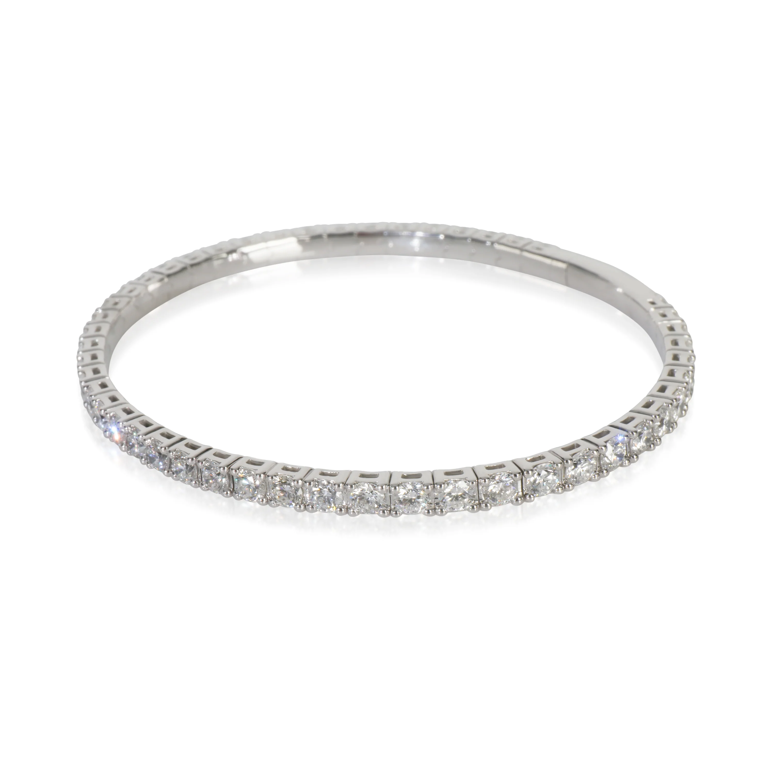 5.34 ctw White Gold Lab-Grown Diamond Bracelet - Image 2