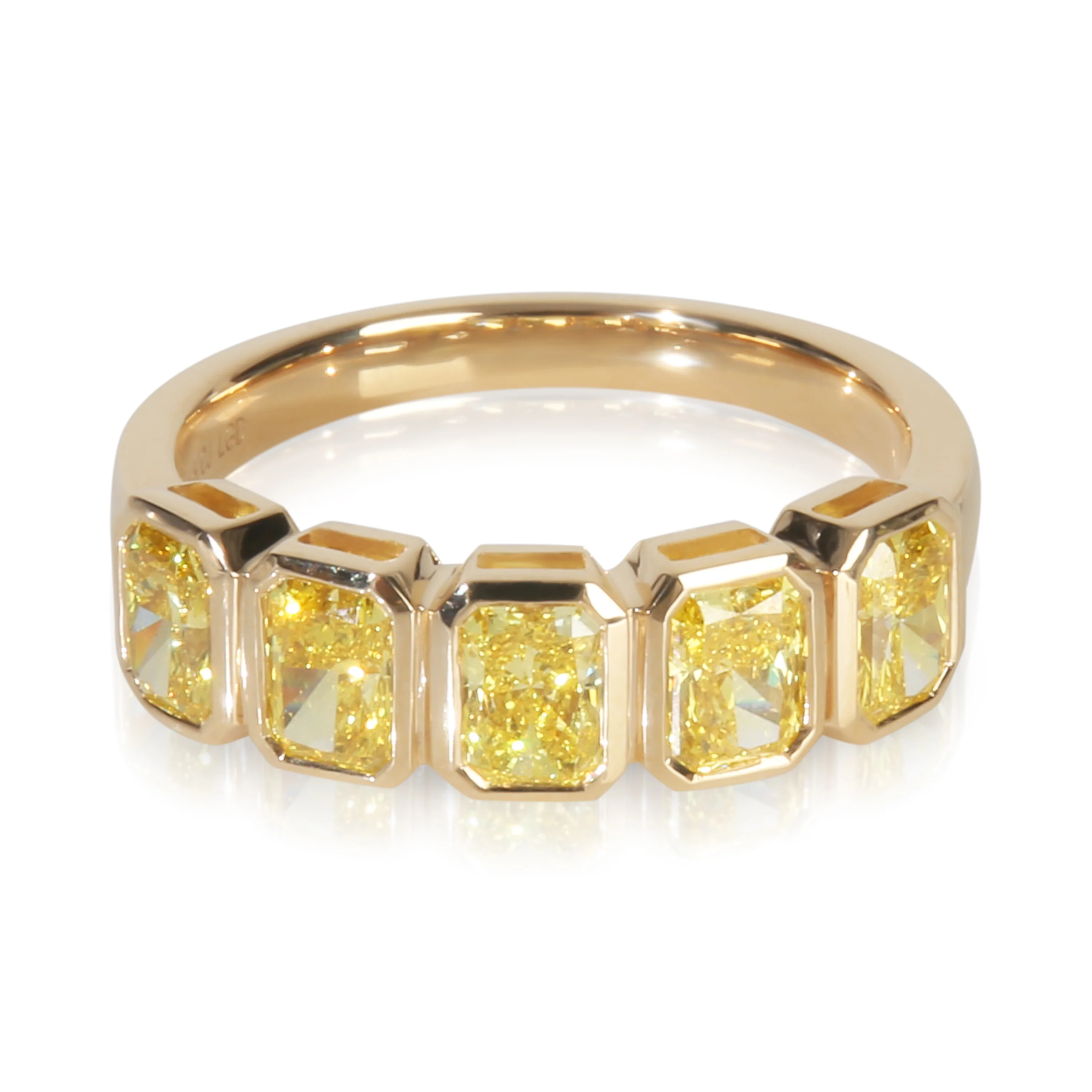 1.54 ctw Yellow Gold Lab-Grown Diamond Ring