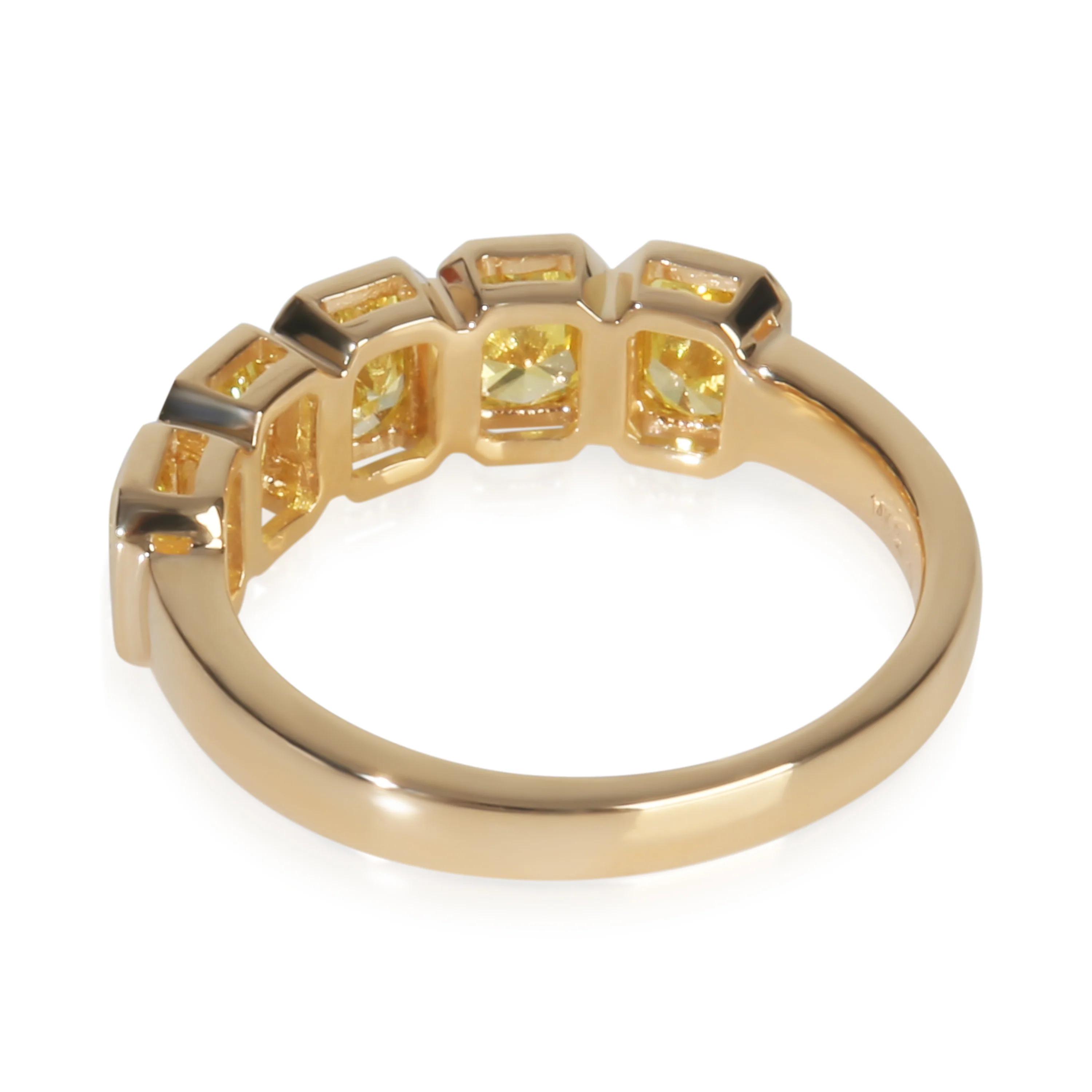 1.54 ctw Yellow Gold Lab-Grown Diamond Ring - Image 3