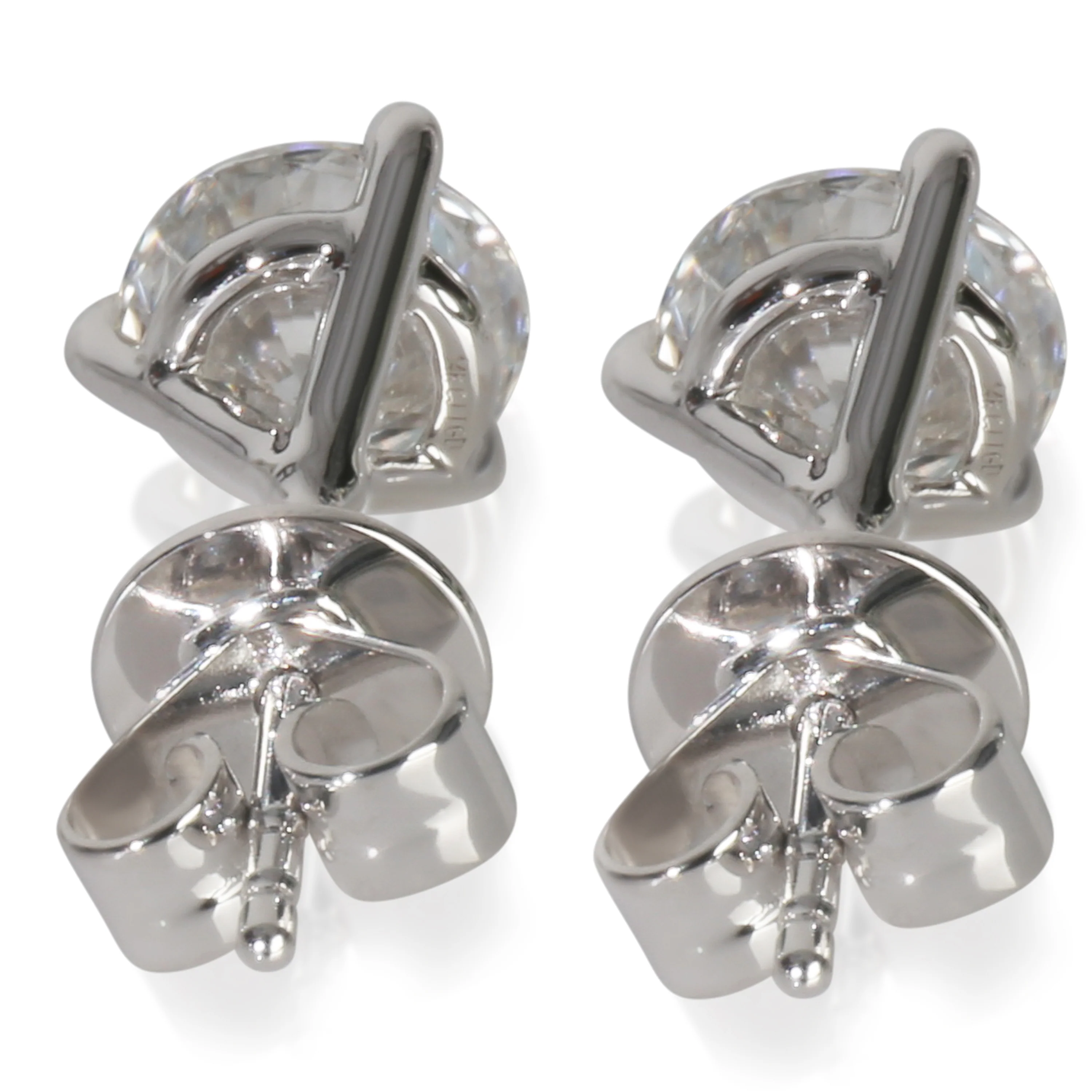 1.52 ctw White Gold Lab-Grown Diamond Earrings - Image 3