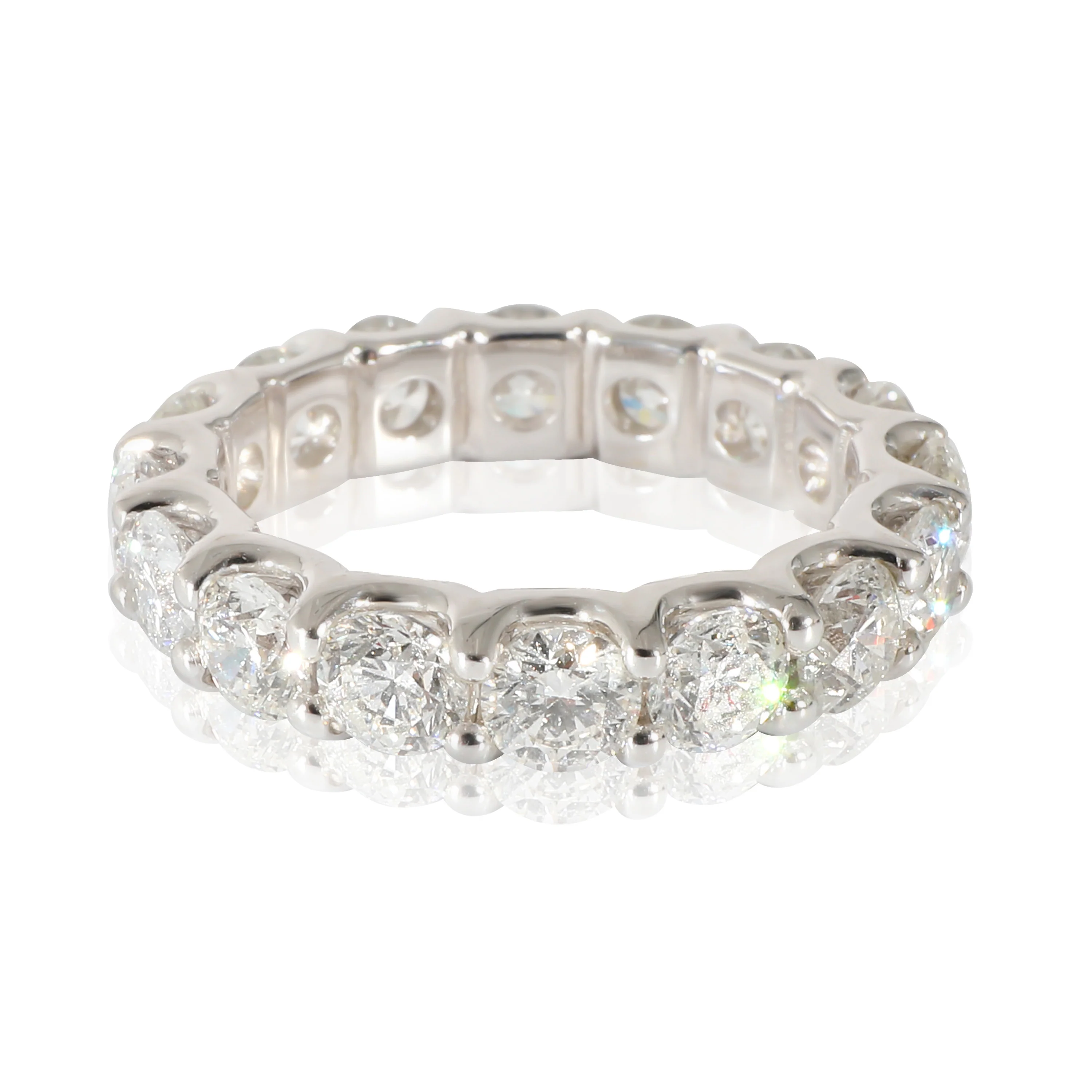 Diamond Eternity Ring in 14K White Gold (4.01 CTW) - Image 2