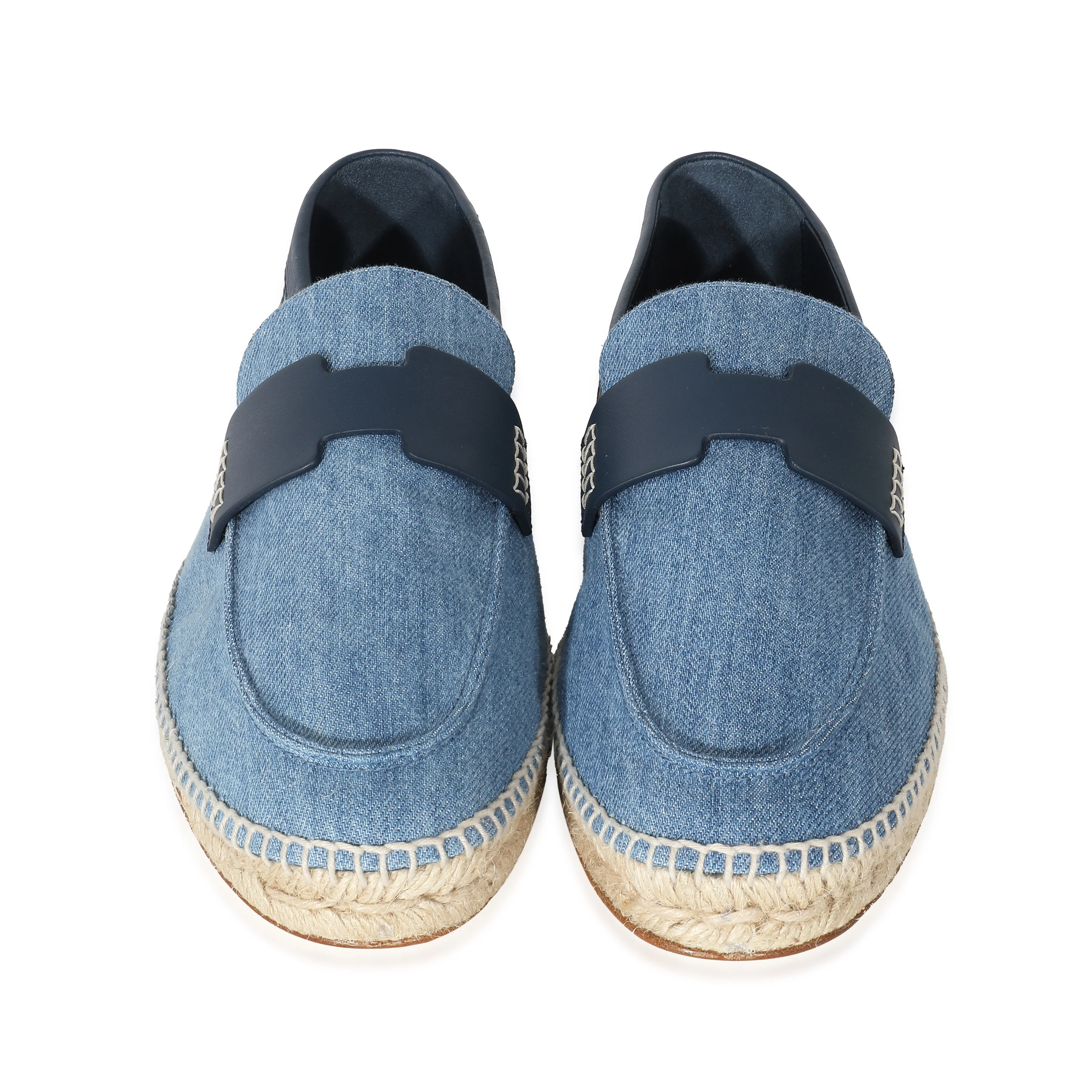 Bleu Clair Bleu Céleste Denim Trip Espadrille 41 - Image 3