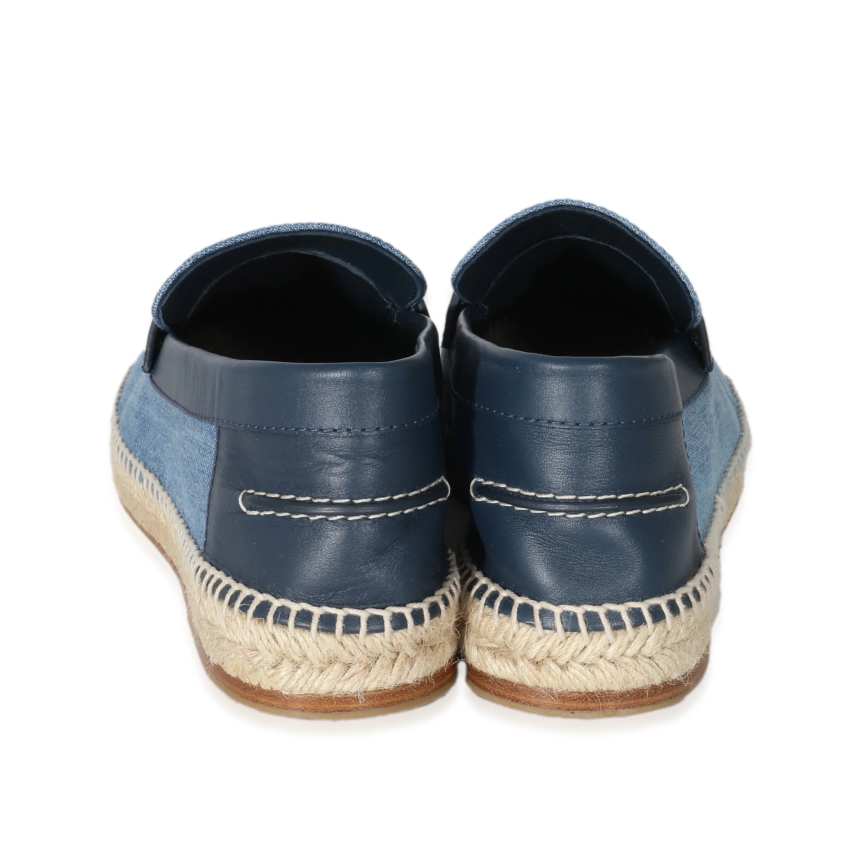 Bleu Clair Bleu Céleste Denim Trip Espadrille 41 - Image 4