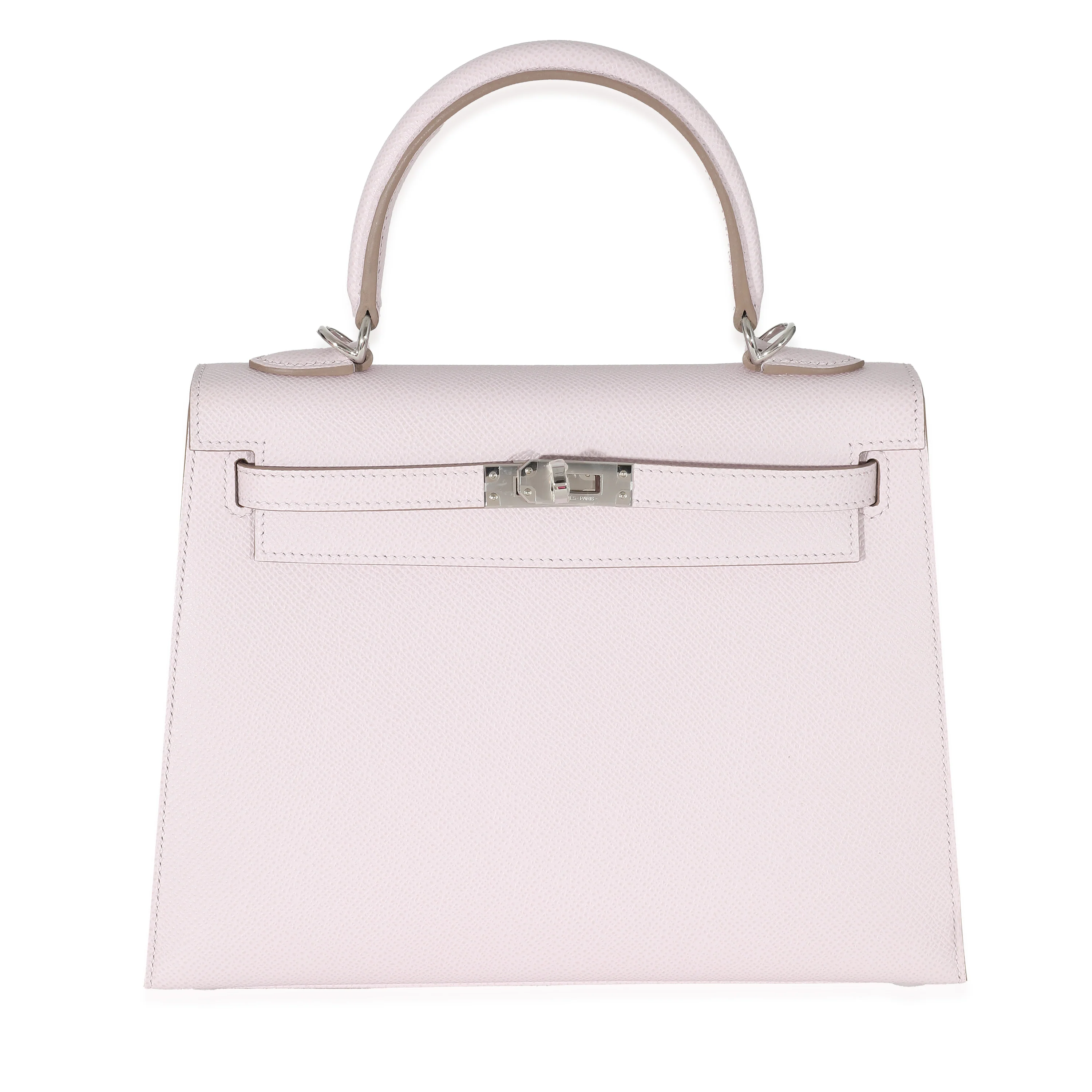 Hermès Mauve Pale Epsom Kelly Sellier 25 PHW
