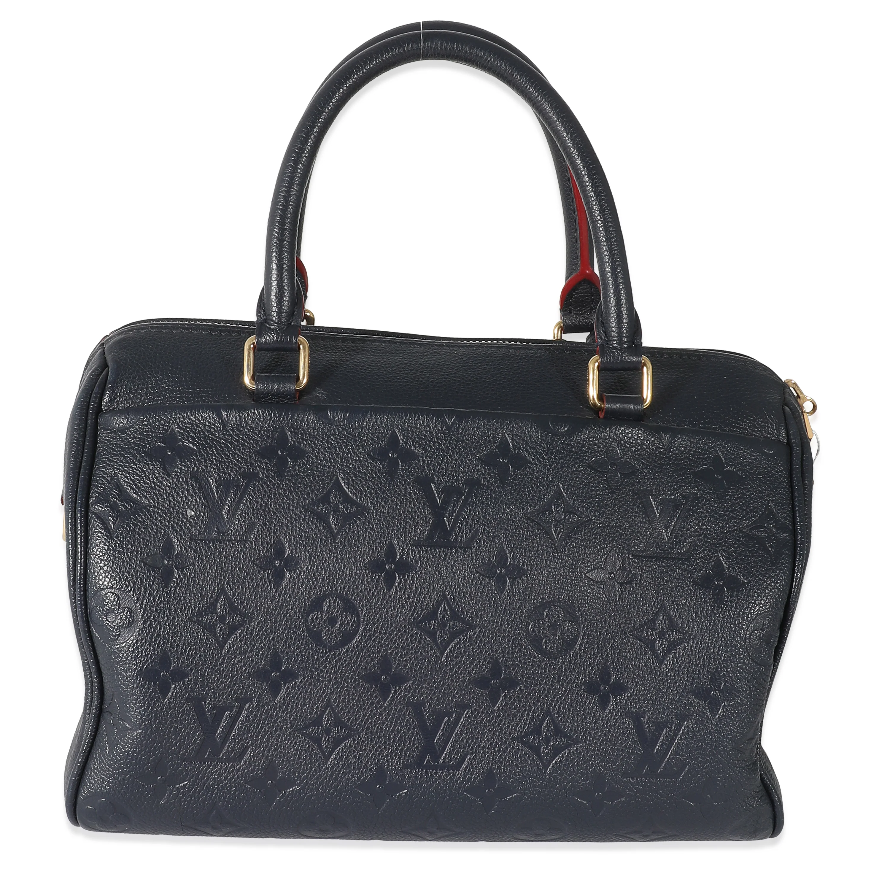 Louis Vuitton Marine Rouge Monogram Empreinte Speedy Bandoulière 25 NM - Image 3