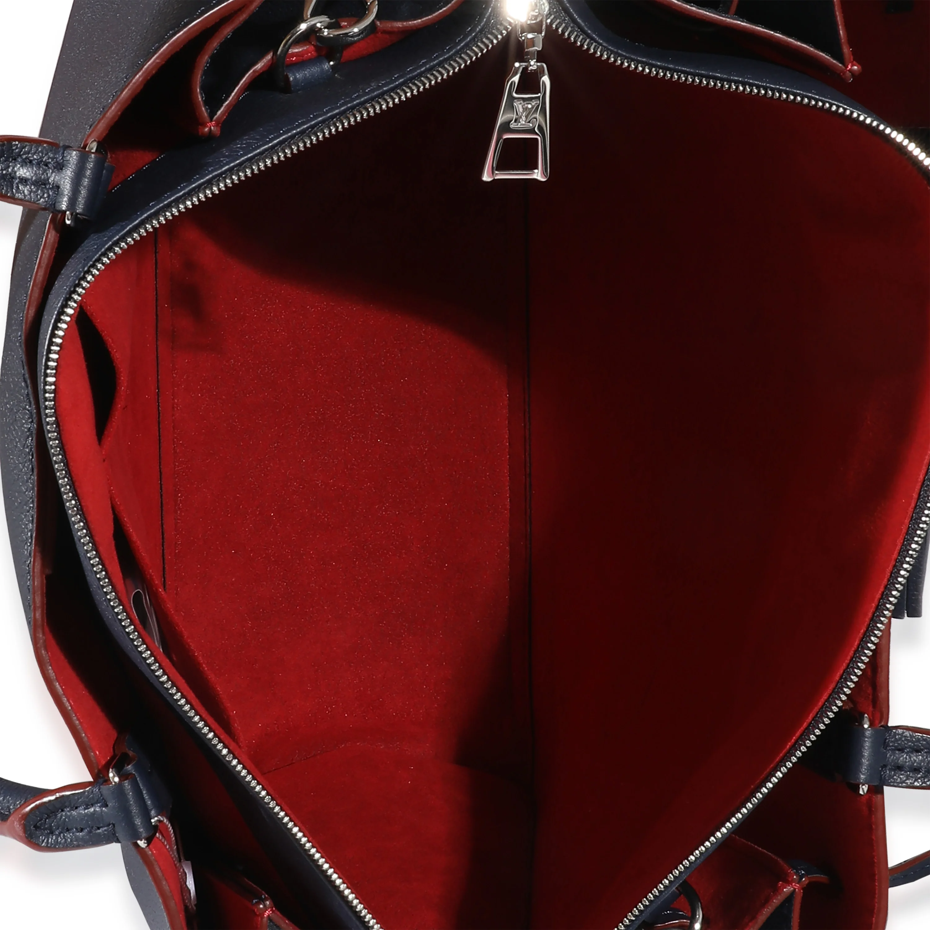Louis Vuitton Calfskin Marine Rouge Lockmeto Tote - Image 7