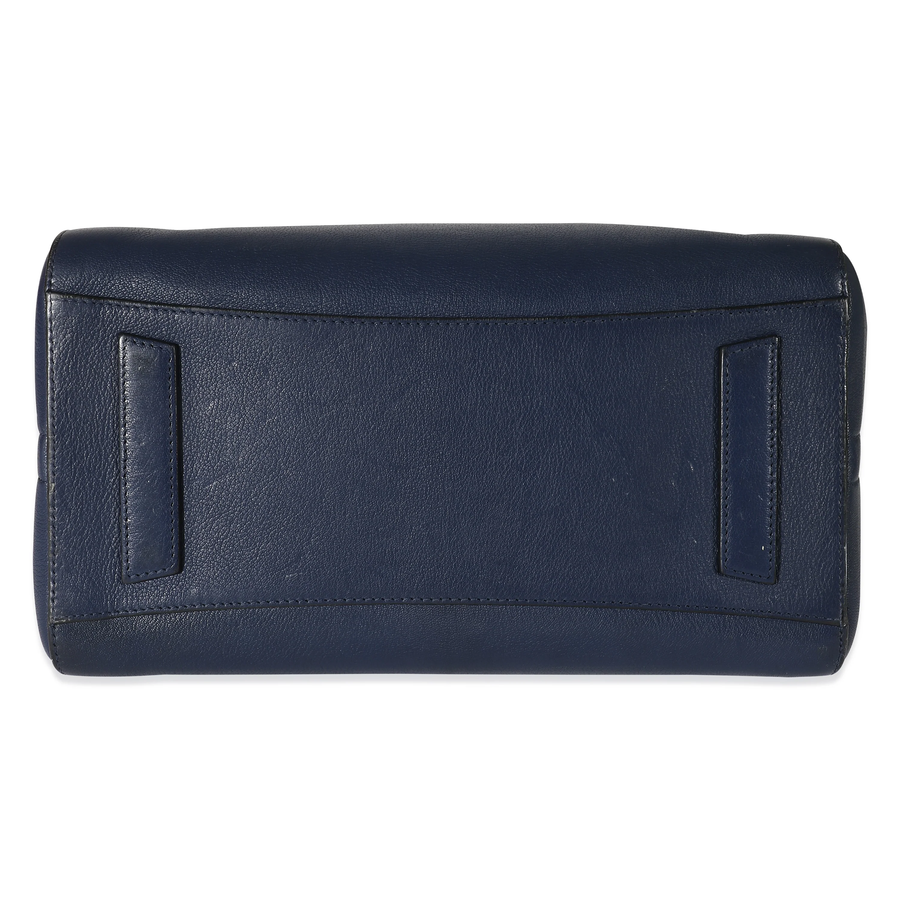 Givenchy Navy Blue Grained Leather Medium Antigona Bag - Image 5