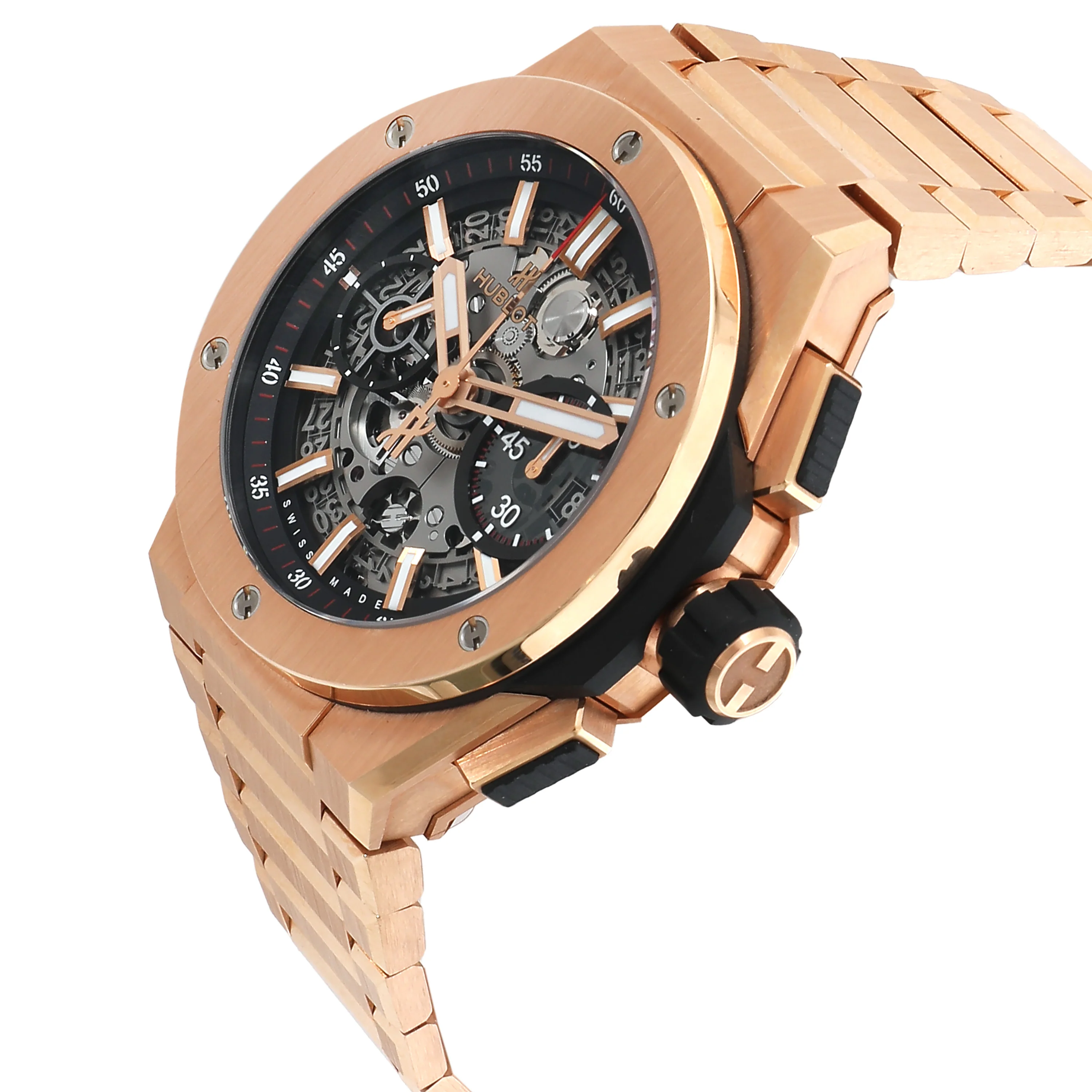 Integrated King Gold 451.OX.1180.OX Mens Watch in Rose Gold - Image 3