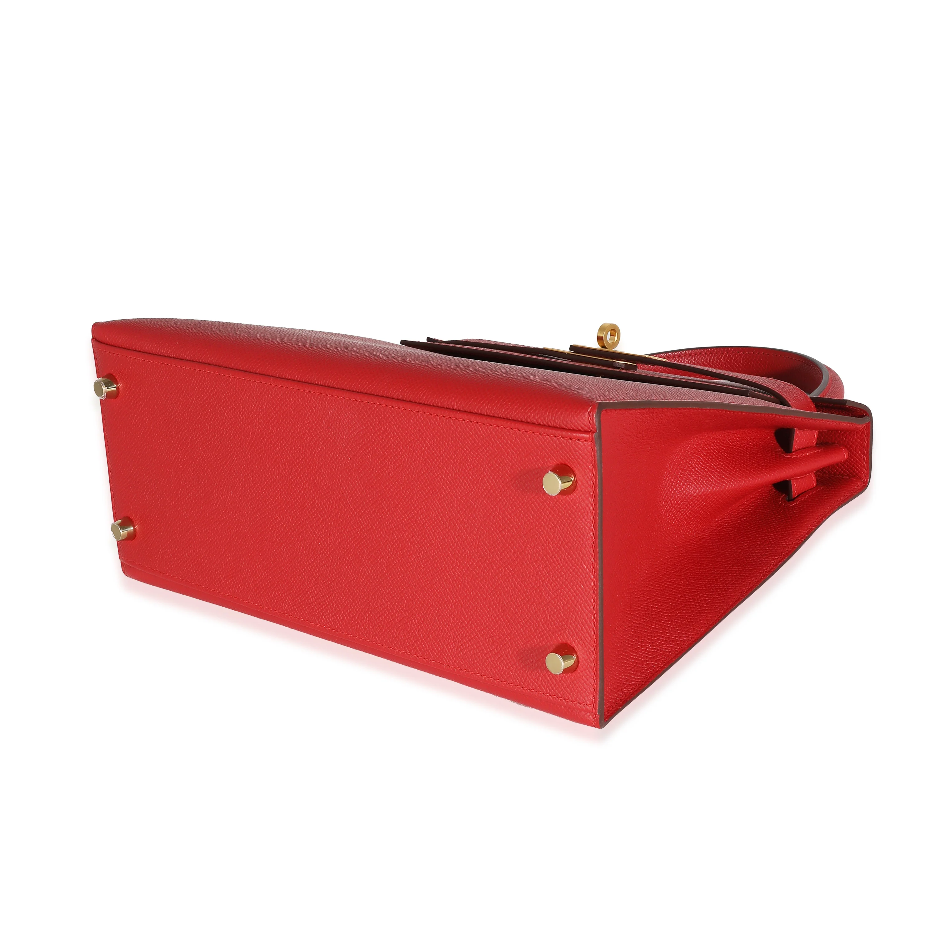 HSS Rouge Casaque Epsom Sellier Kelly 28 BGHW - Image 5