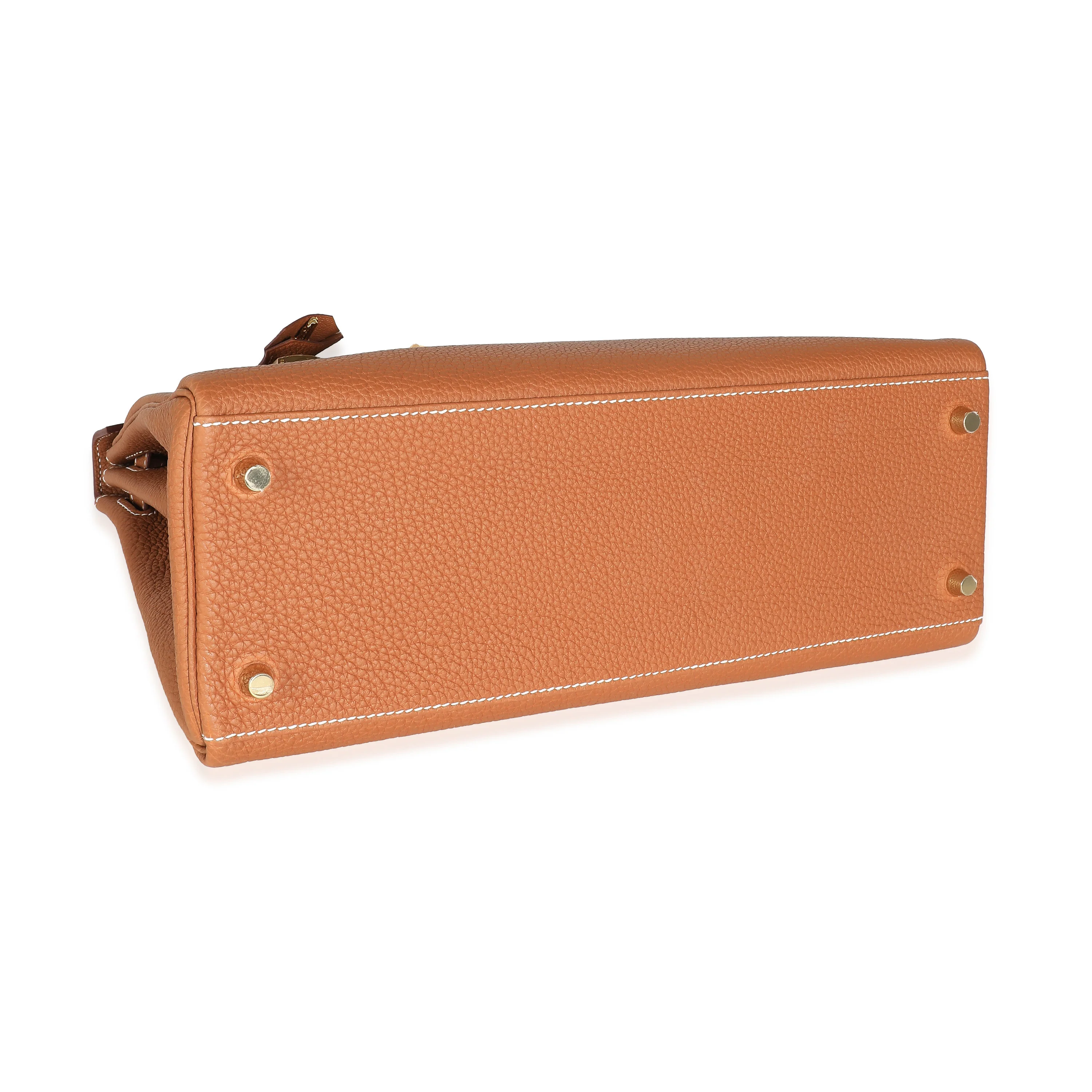 Gold Togo Retourne Kelly 32 GHW - Image 6